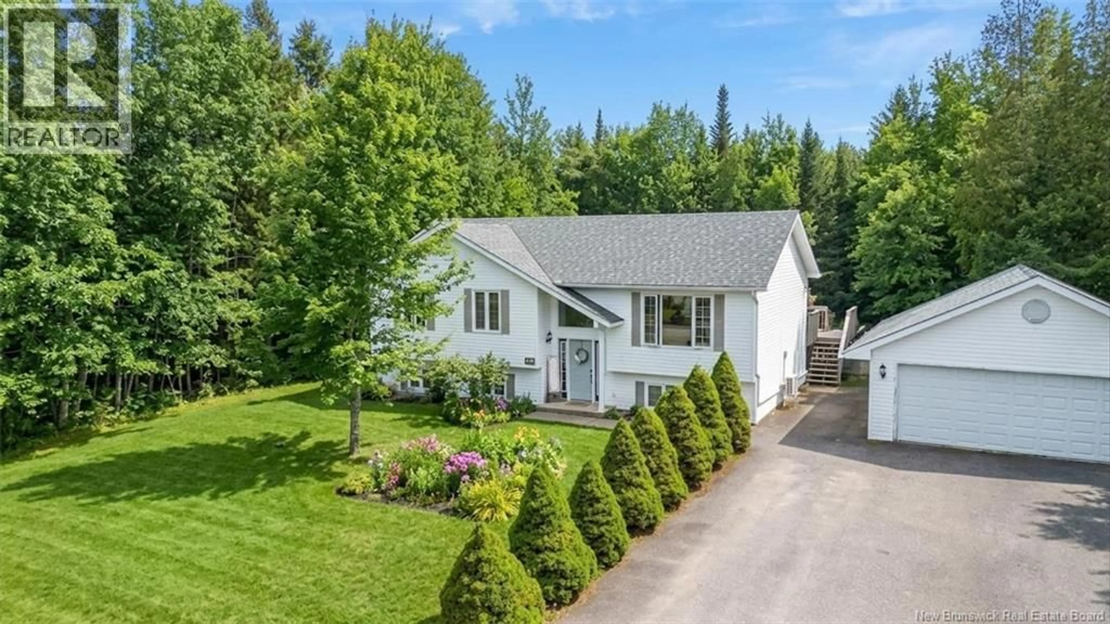 Home with vinyl exterior material, street for 12 DANNY STREET, Burton New Brunswick E2V4J8