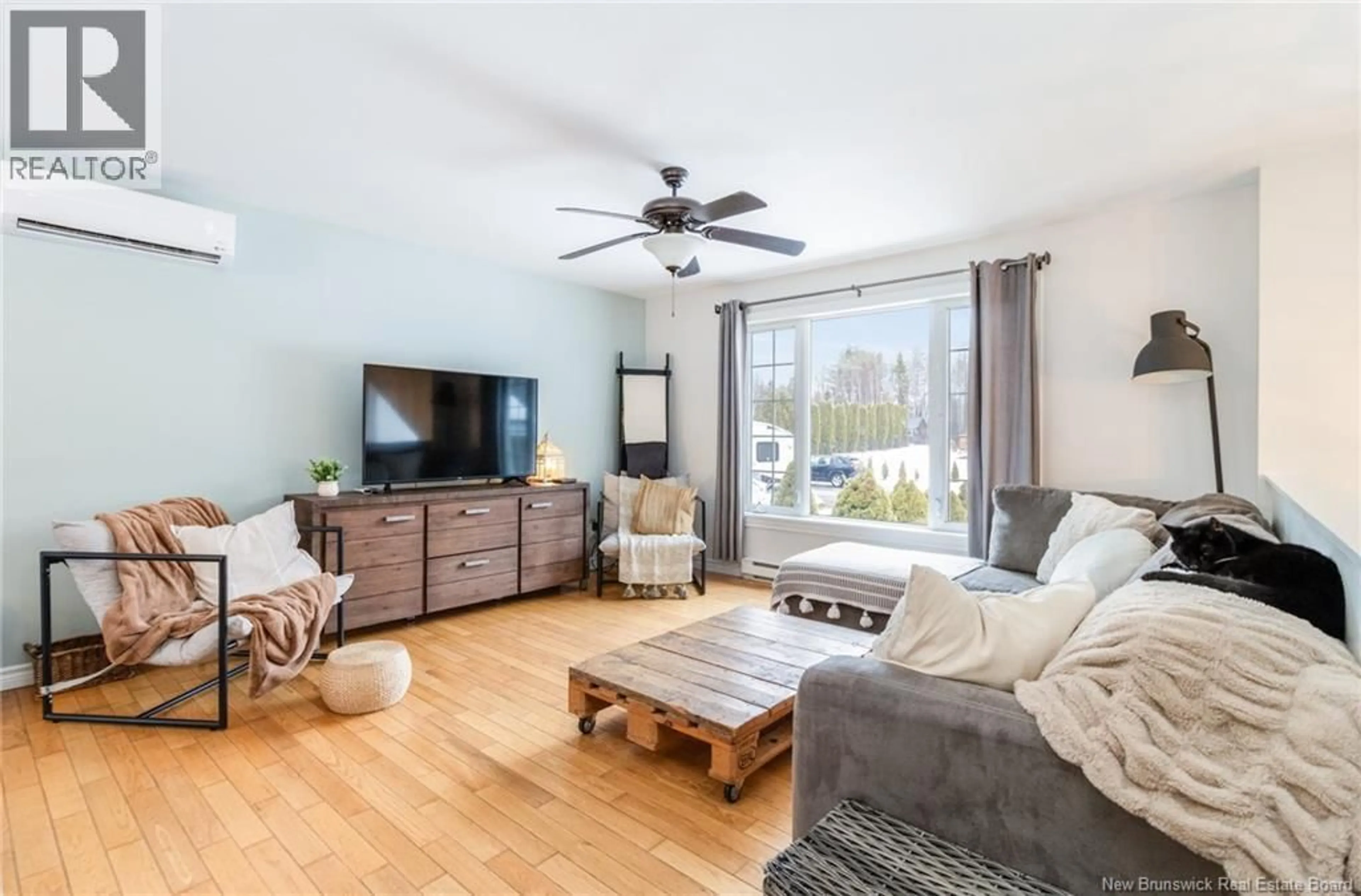 Living room with furniture, wood/laminate floor for 12 DANNY STREET, Burton New Brunswick E2V4J8