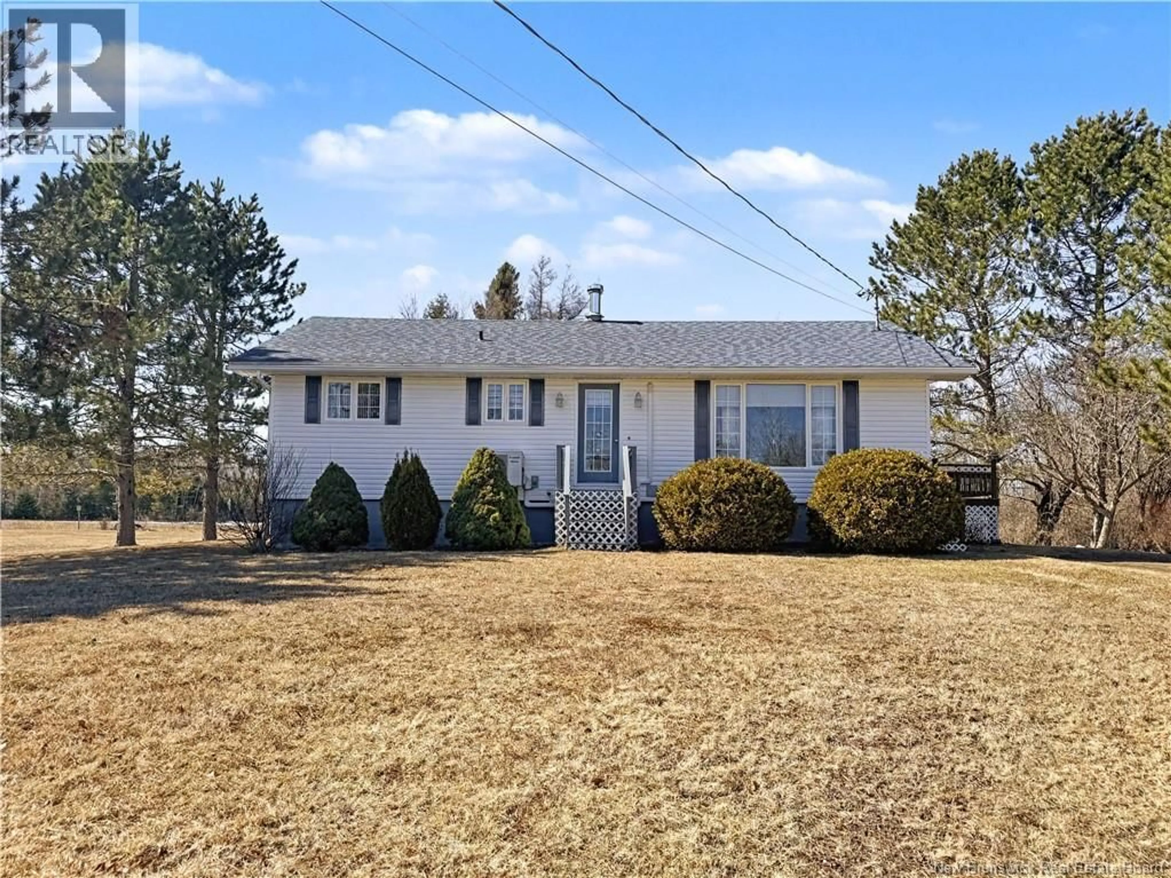 Home with vinyl exterior material, street for 4142 ROUTE 480, Acadieville New Brunswick E4Y1Z4