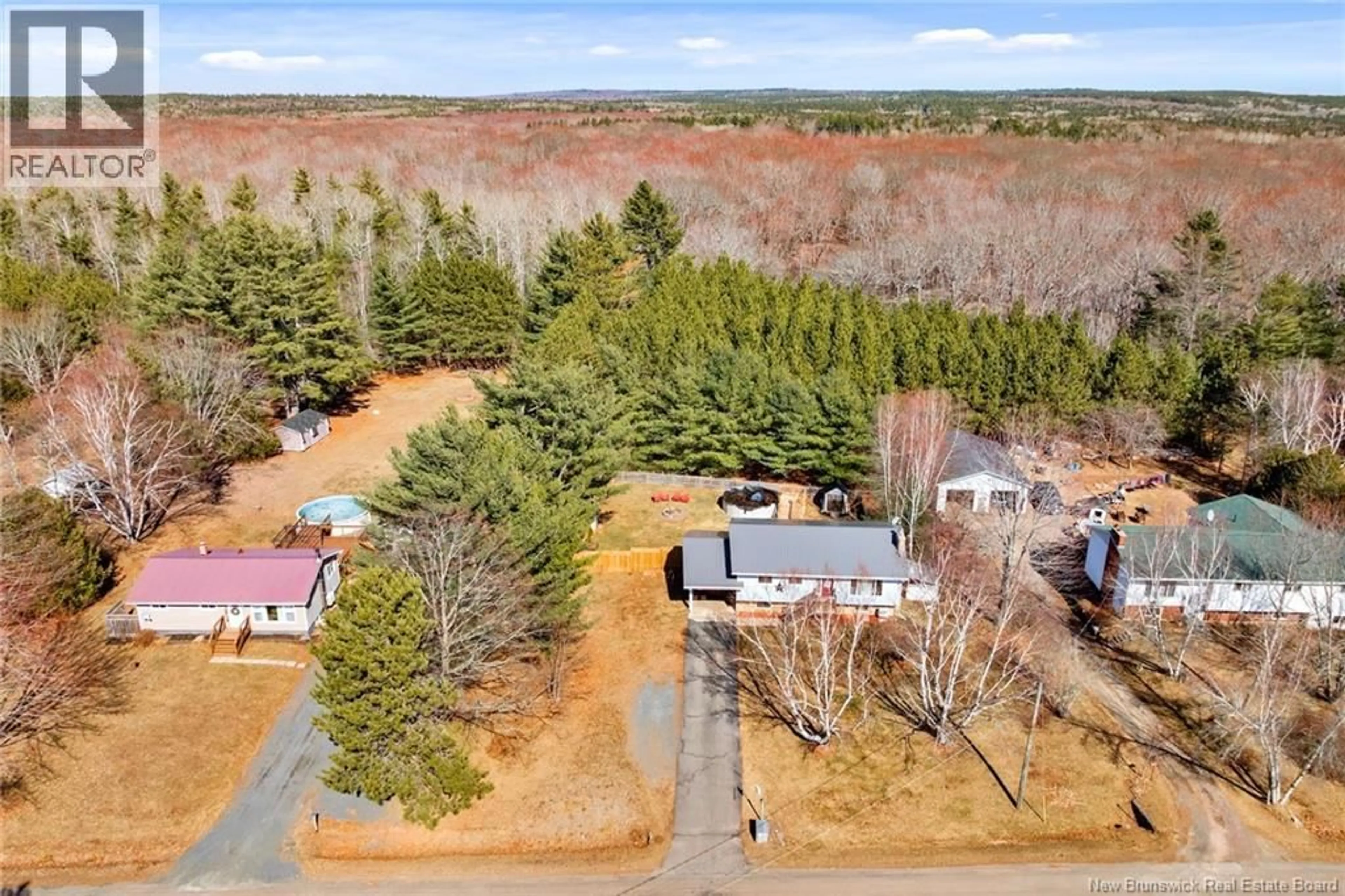 A pic from outside/outdoor area/front of a property/back of a property/a pic from drone, forest/trees view for 19 DUPLISEA ROAD, Central Blissville New Brunswick E5L1P9