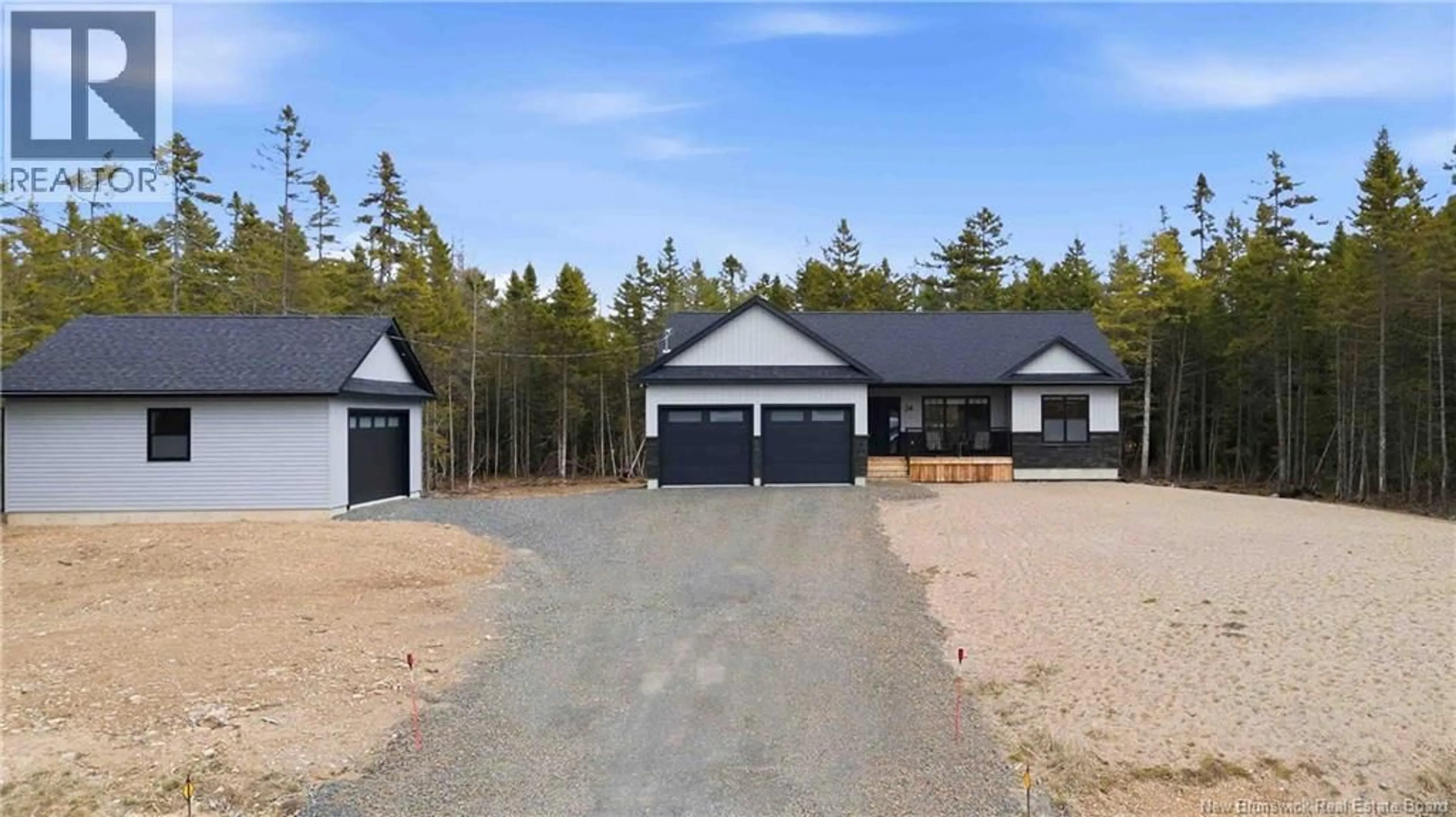 A pic from outside/outdoor area/front of a property/back of a property/a pic from drone, street for 24 SANDLEWOOD LANE, Douglas New Brunswick E3G9K7