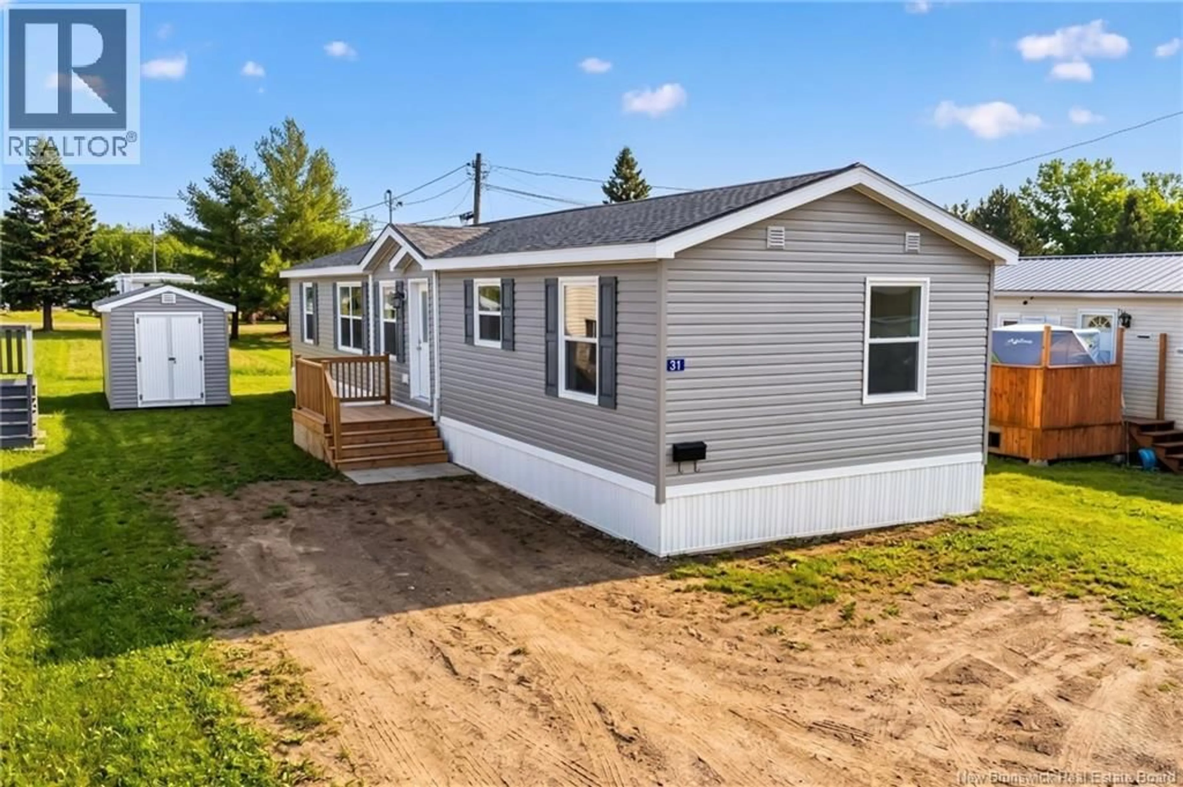 Home with vinyl exterior material, street for 31 GERALD BOULEVARD, Moncton New Brunswick E1E3T3