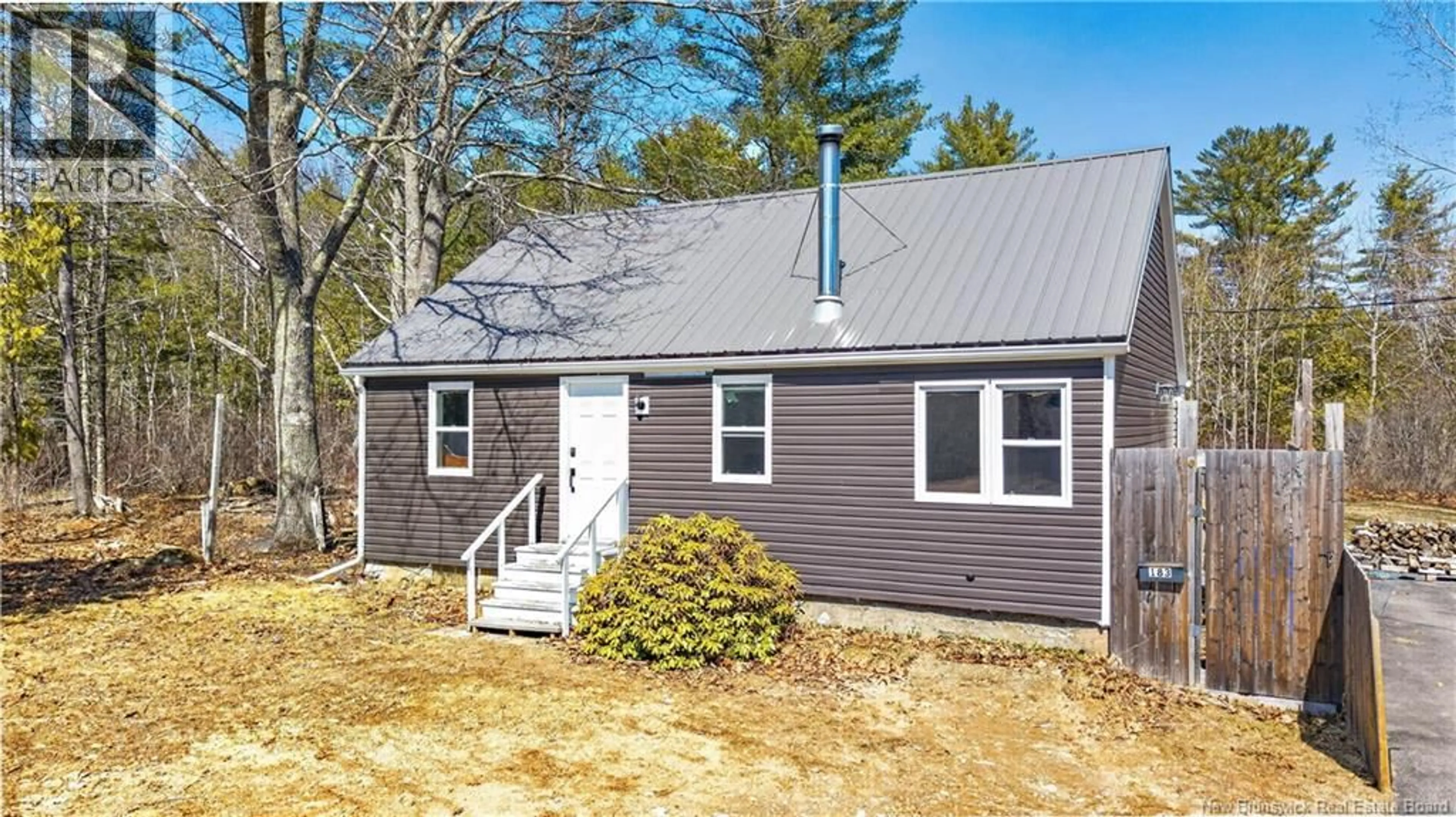 Home with vinyl exterior material, street for 183 UNION STREET, St. Stephen New Brunswick E3L1W2