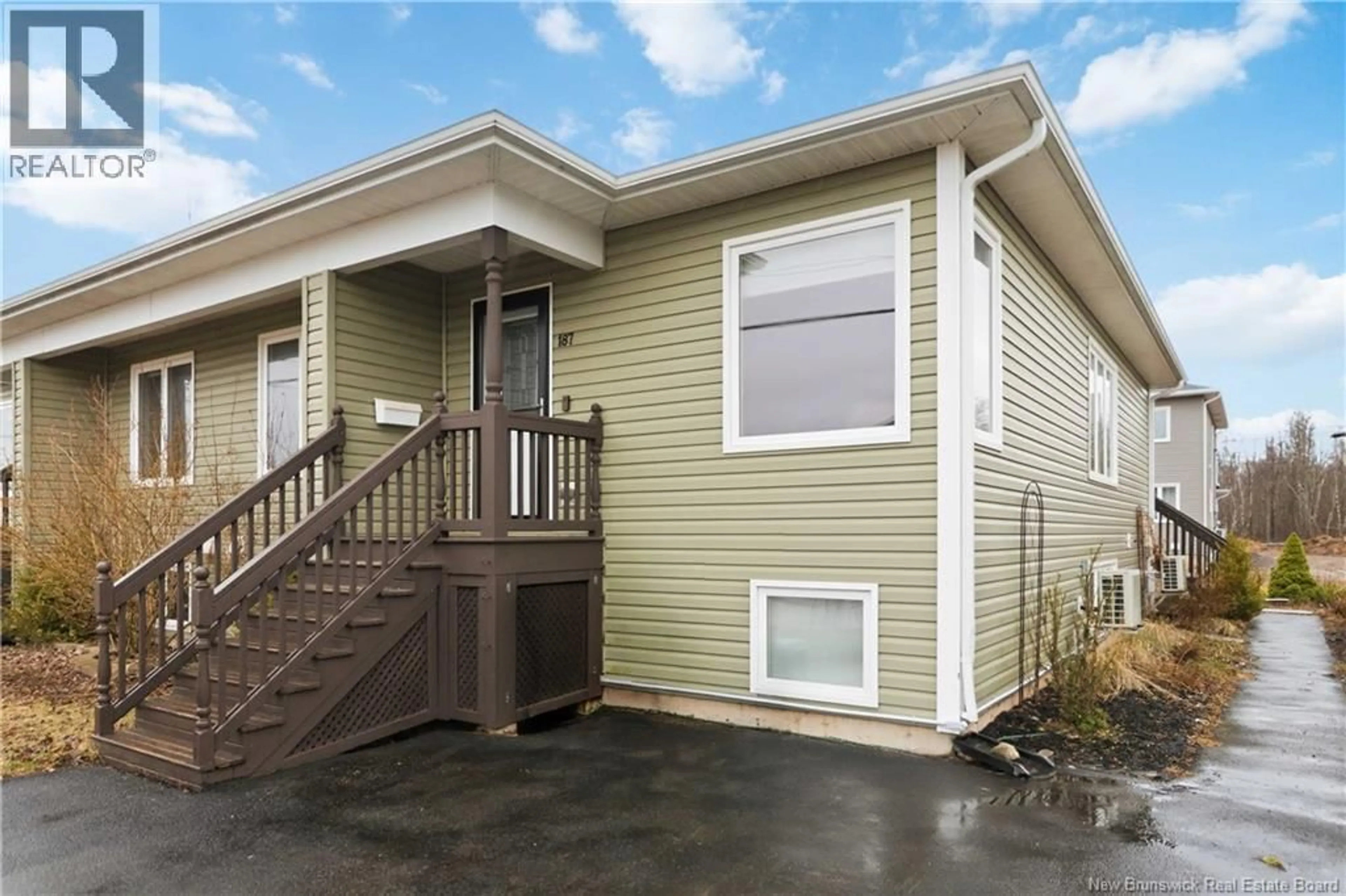 Home with vinyl exterior material, street for 187 RUNNYMEADE ROAD, Riverview New Brunswick E1B5J7