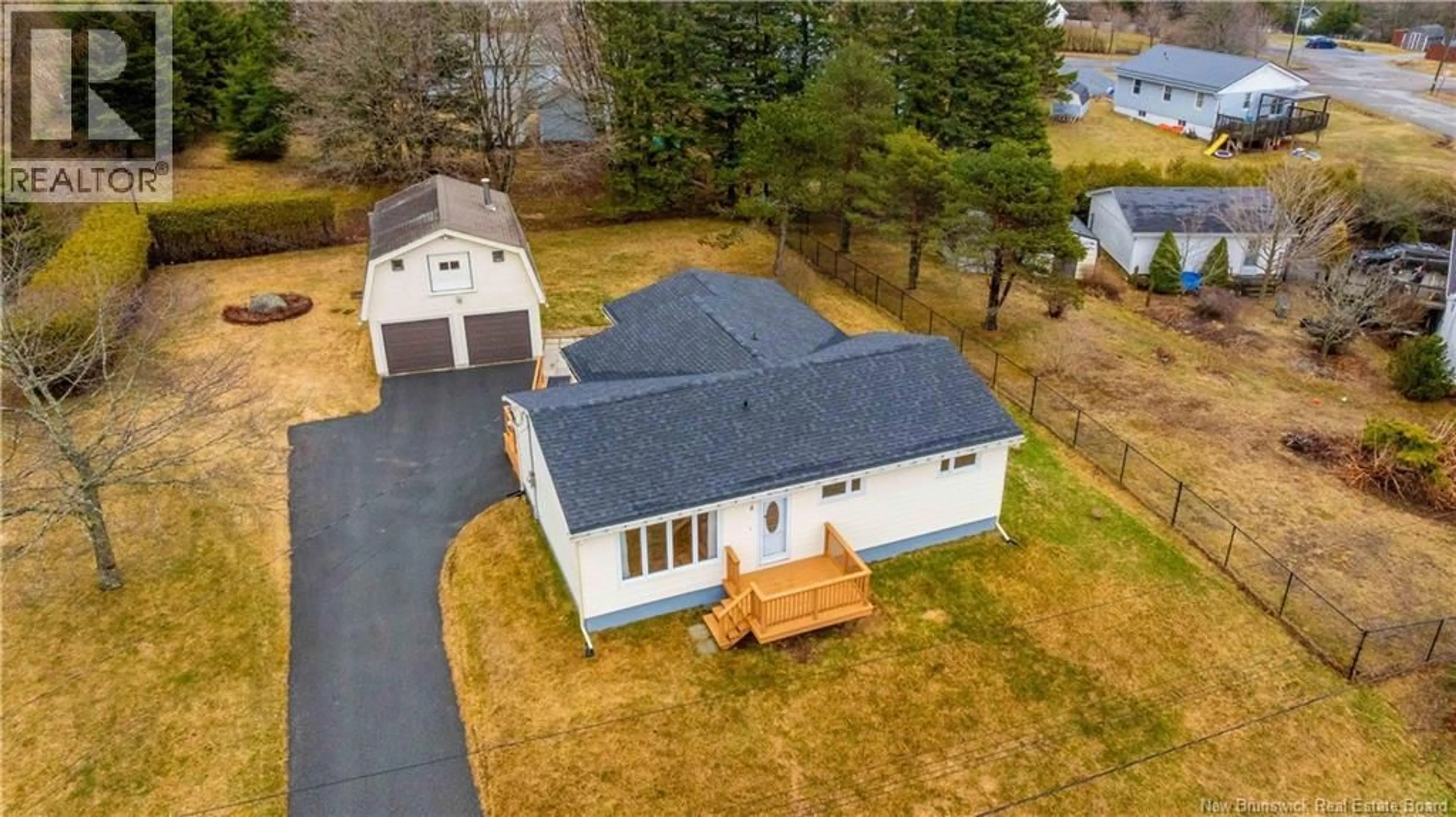 A pic from outside/outdoor area/front of a property/back of a property/a pic from drone, street for 8 MYLES DRIVE, Saint John New Brunswick E2J3B9