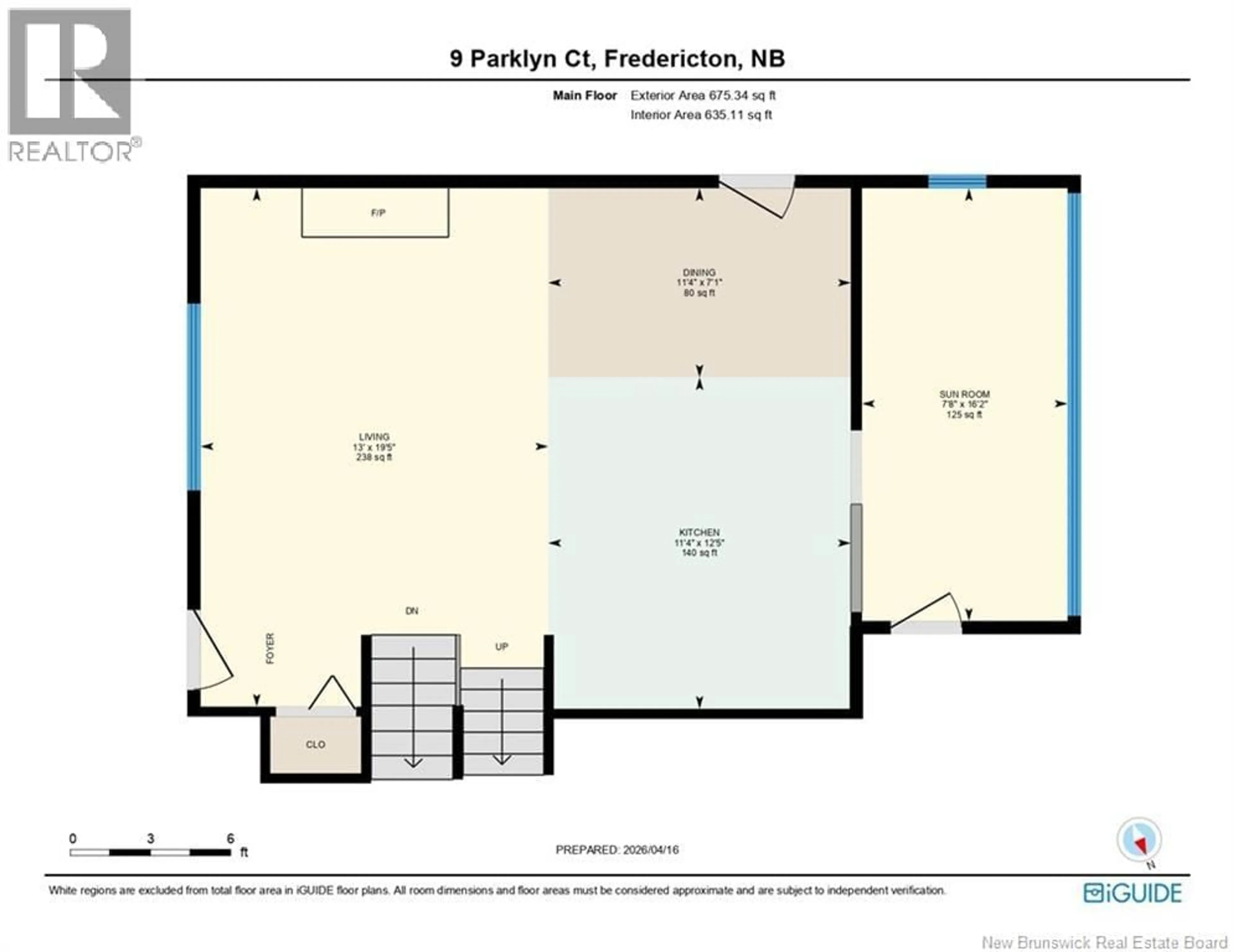 Floor plan for 9 PARKLYN COURT, Fredericton New Brunswick E3B2T5