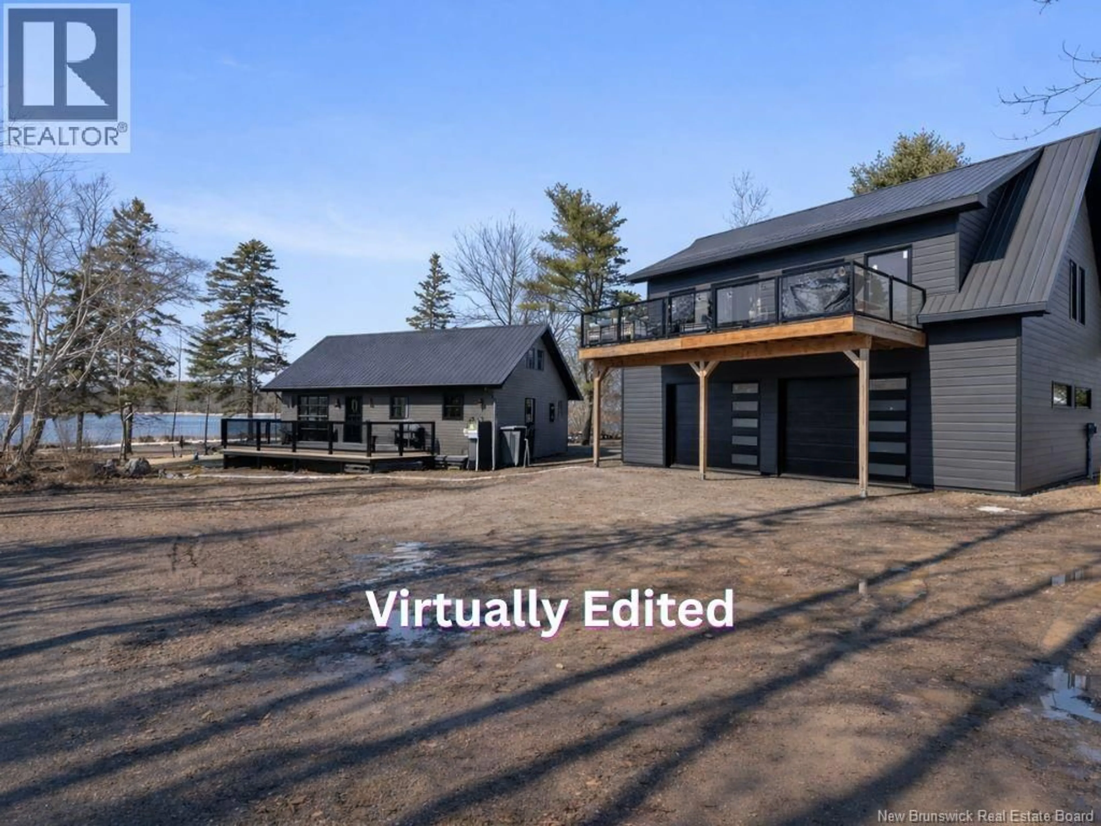 A pic from outside/outdoor area/front of a property/back of a property/a pic from drone, water/lake/river/ocean view for 119 CHEMIN URBAIN, Bedec New Brunswick E4W1S1