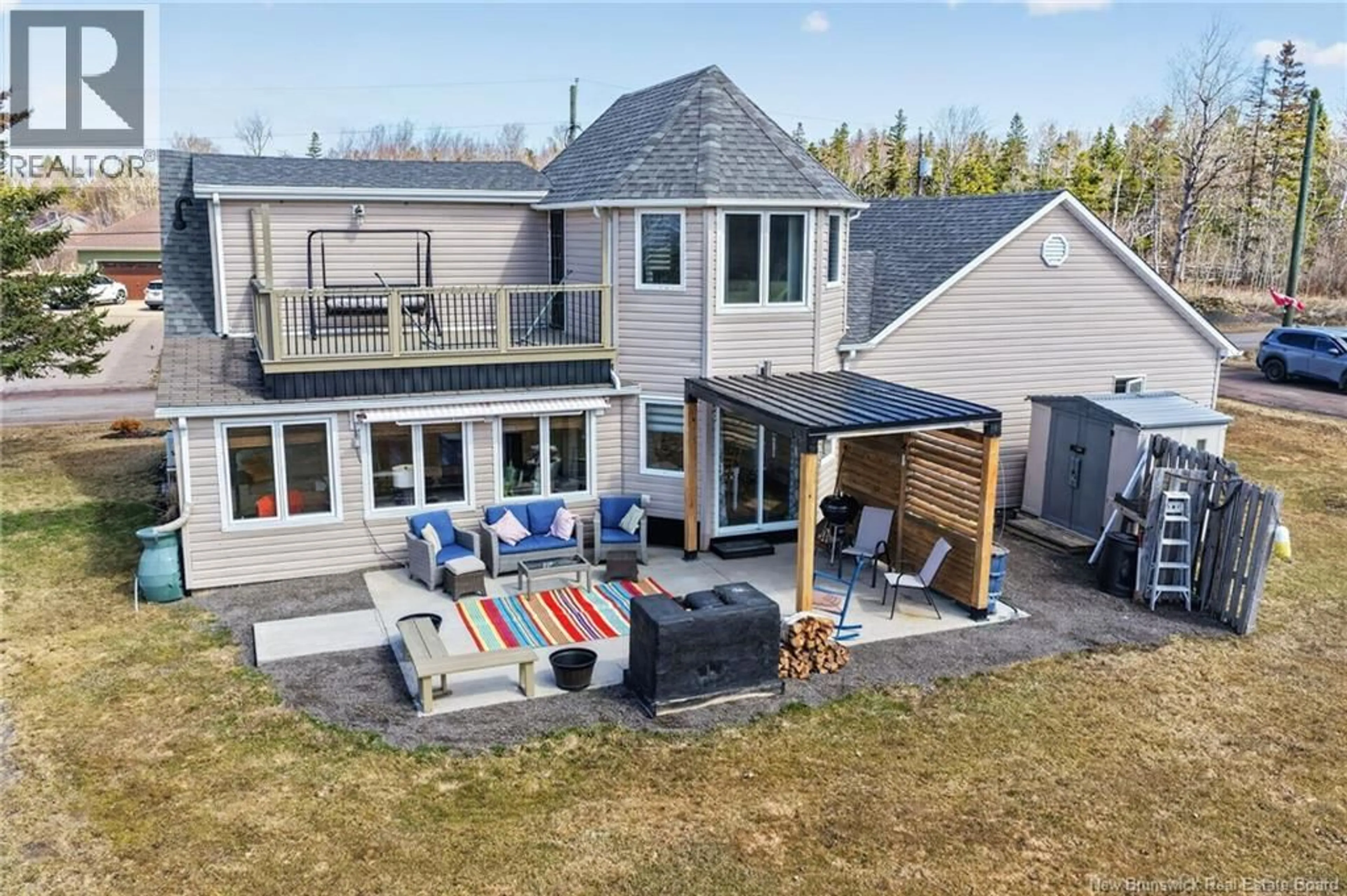 A pic from outside/outdoor area/front of a property/back of a property/a pic from drone, mountain view for 59 BEAVERBROOK ROAD, Grande-Digue New Brunswick E4R3W3