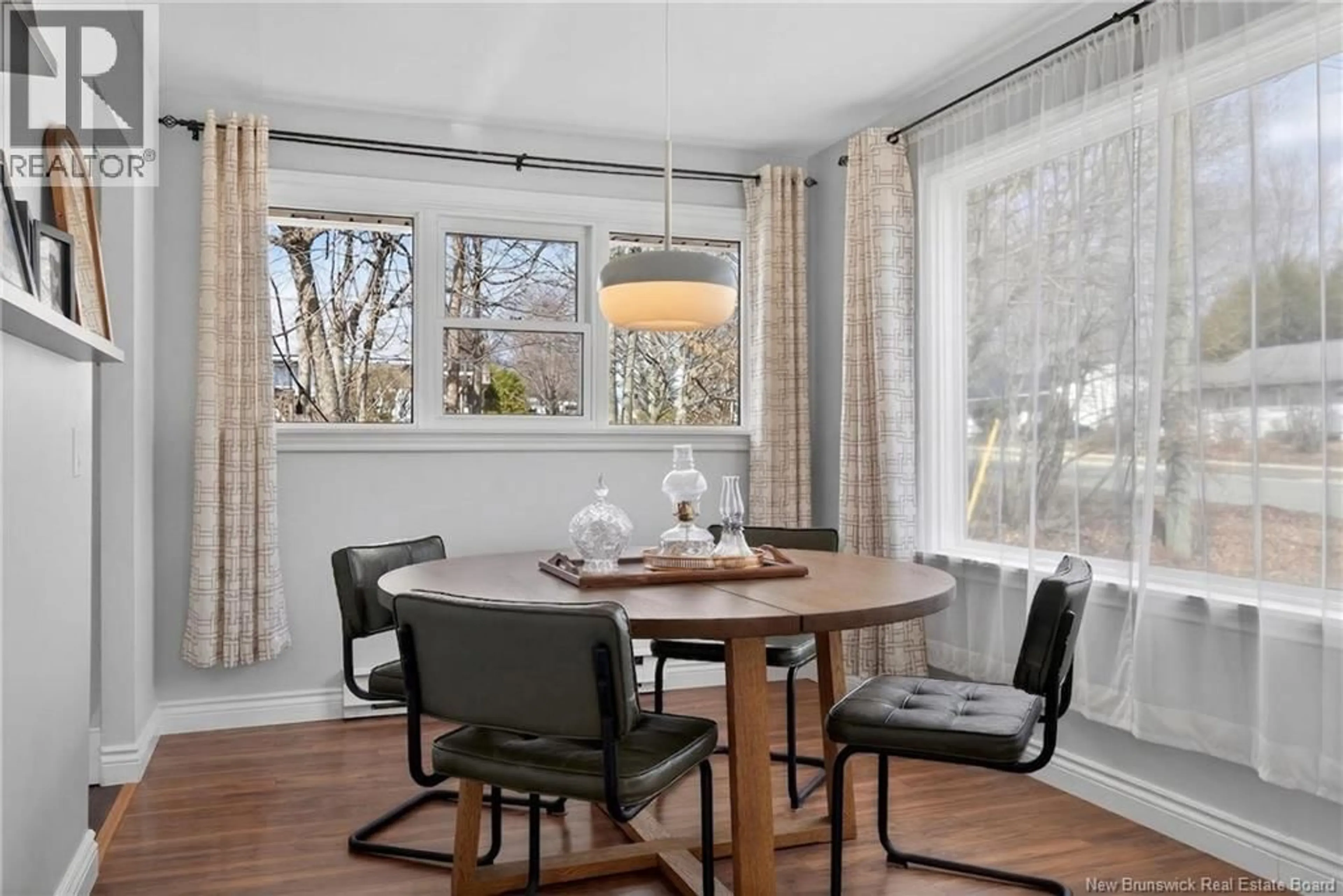Dining room, wood/laminate floor for 215 FULTON AVENUE, Fredericton New Brunswick E3A2B7