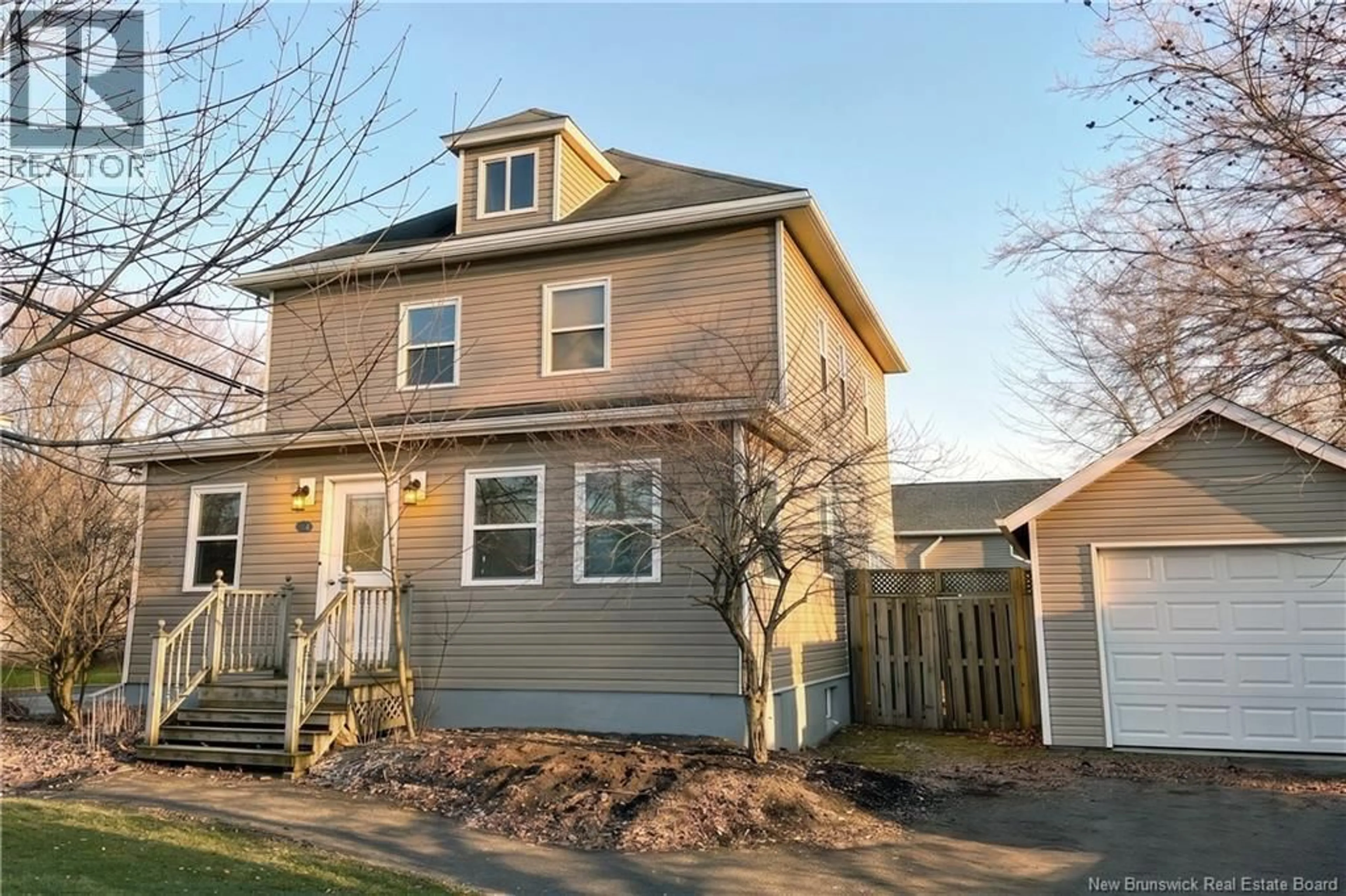 Home with vinyl exterior material, street for 114 PLEASANT STREET, Moncton New Brunswick E1A2V2