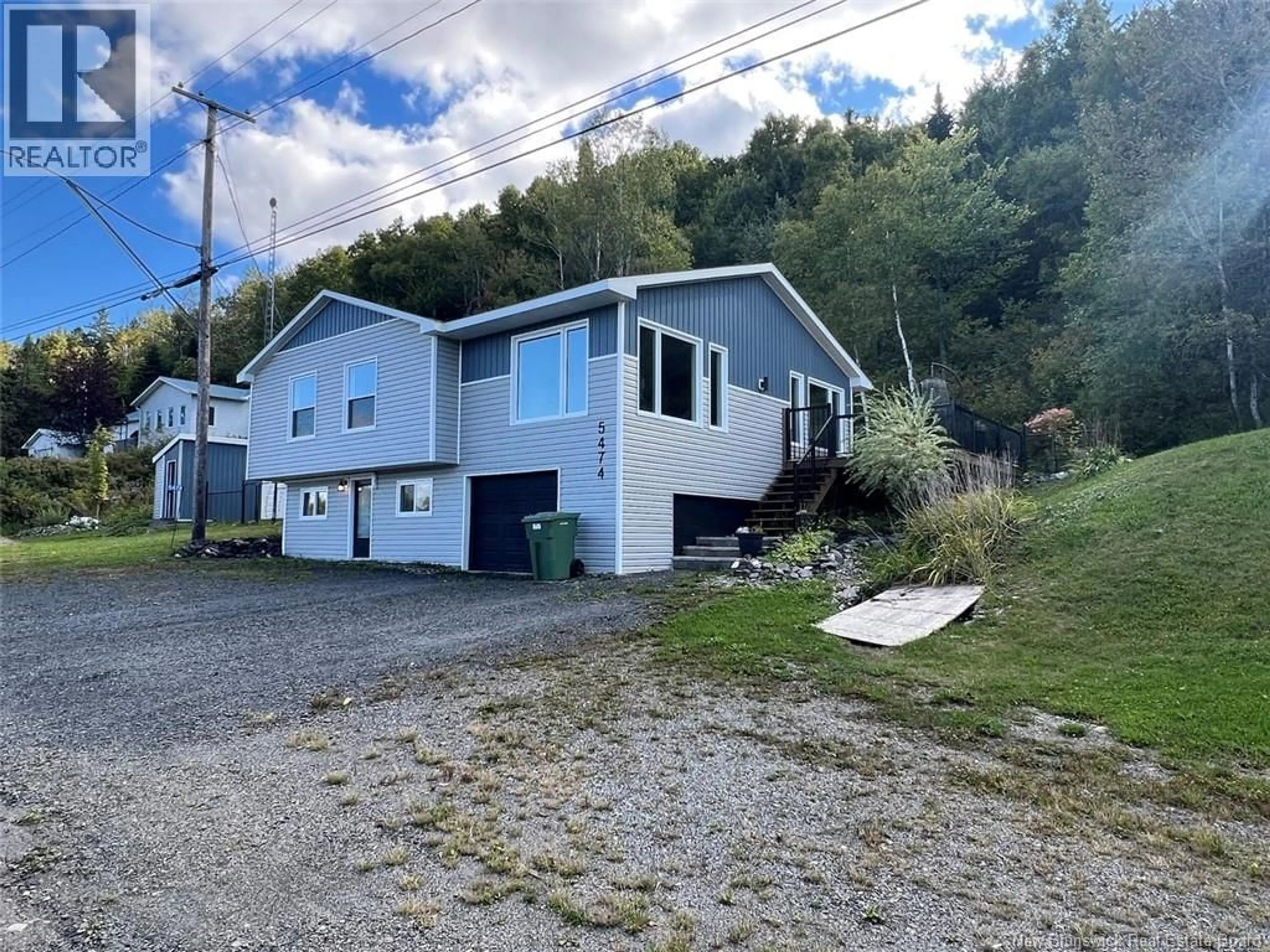 A pic from outside/outdoor area/front of a property/back of a property/a pic from drone, unknown for 5474 CENTRALE ROAD, Lac Baker New Brunswick E7A1H7