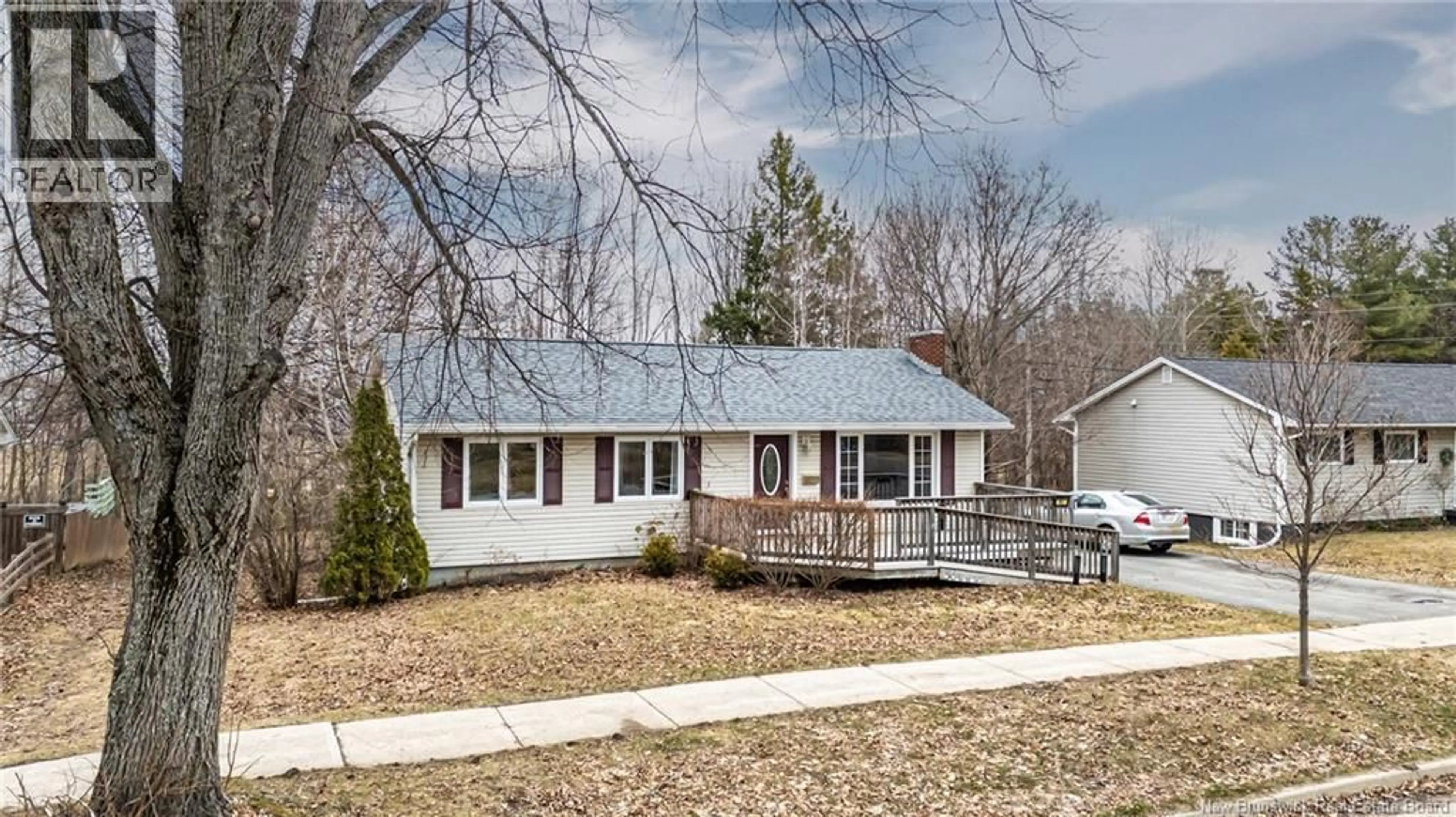 Home with vinyl exterior material, street for 41 BRISTOL STREET, Fredericton New Brunswick E3B4W2