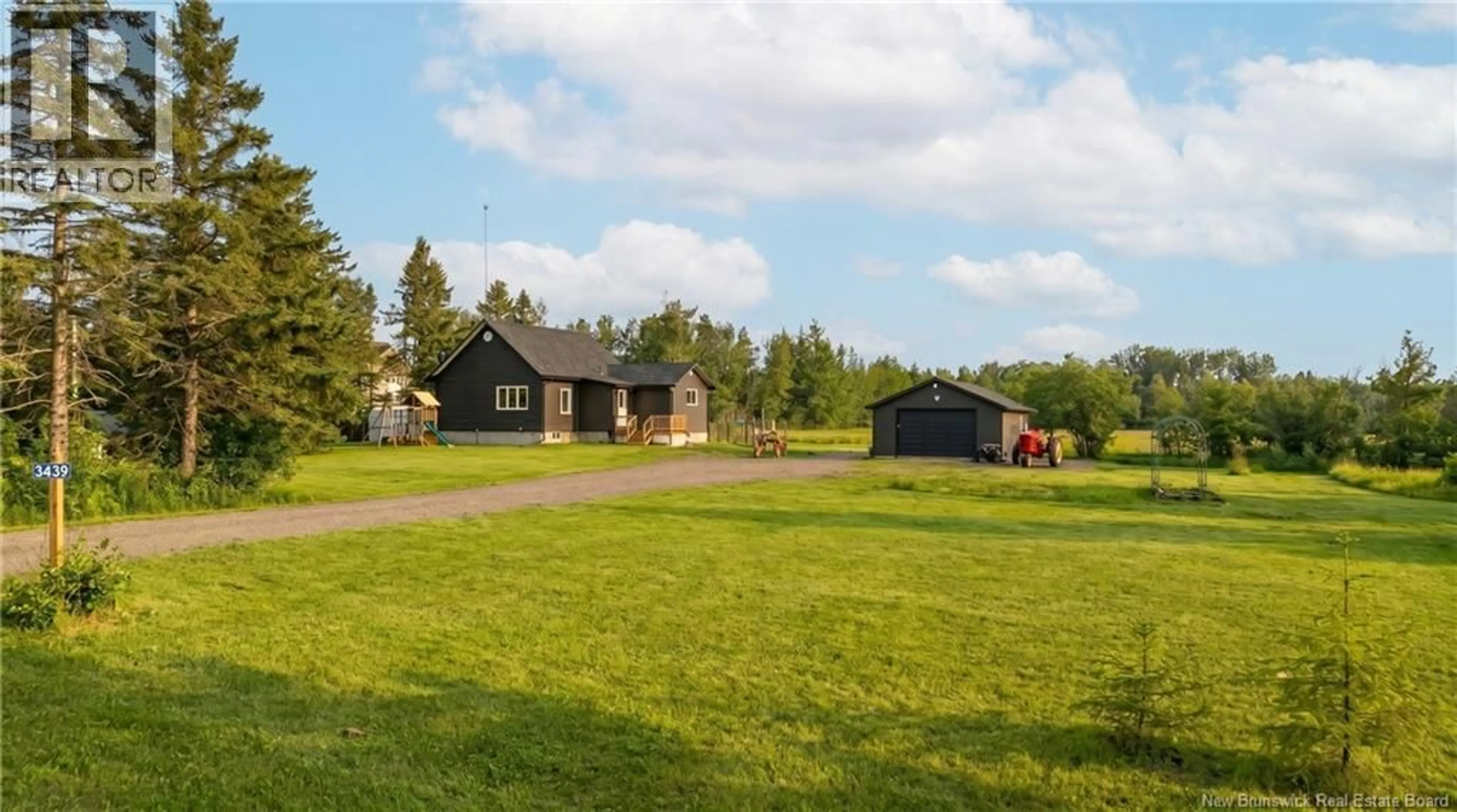 A pic from outside/outdoor area/front of a property/back of a property/a pic from drone, unknown for 3439 RTE 490, Dundas New Brunswick E1G3R7