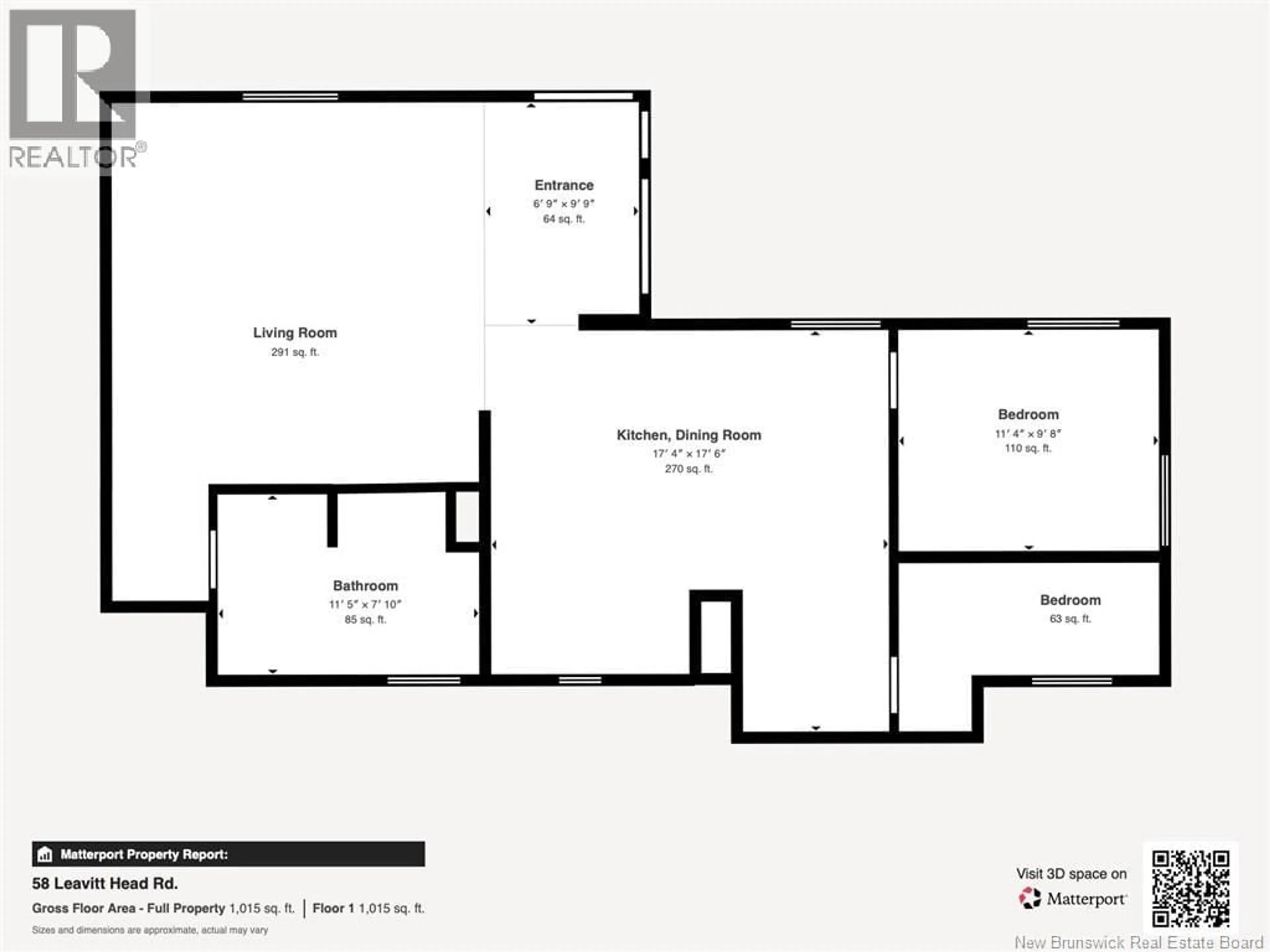 Floor plan for 58 LEAVITT HEAD ROAD, Back Bay New Brunswick E5C1Z7