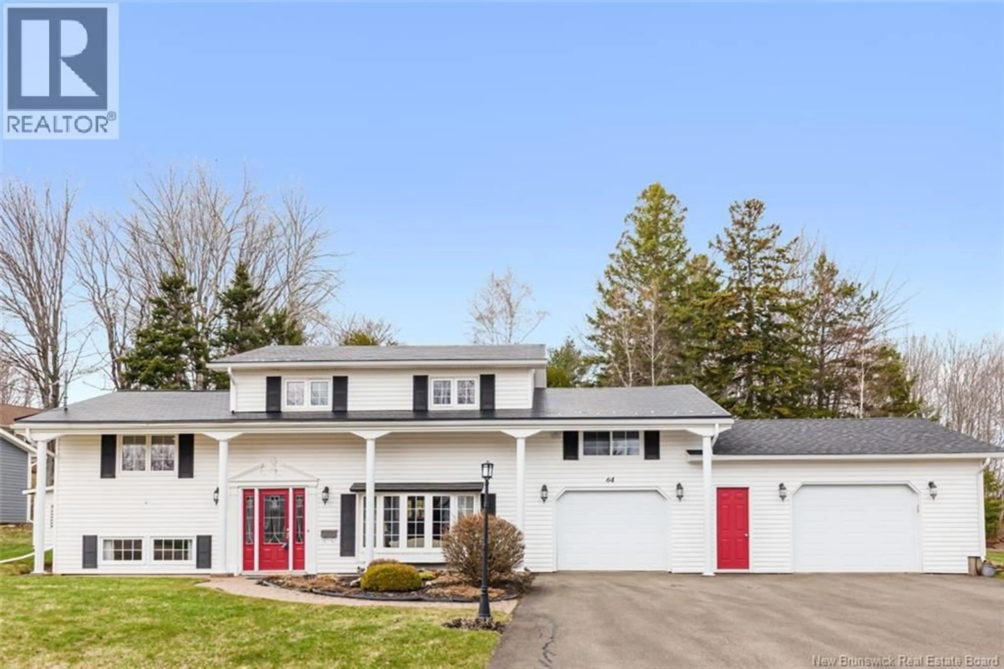 Home with vinyl exterior material, street for 64 MARCOMBE STREET, Lower Coverdale New Brunswick E1J1K1