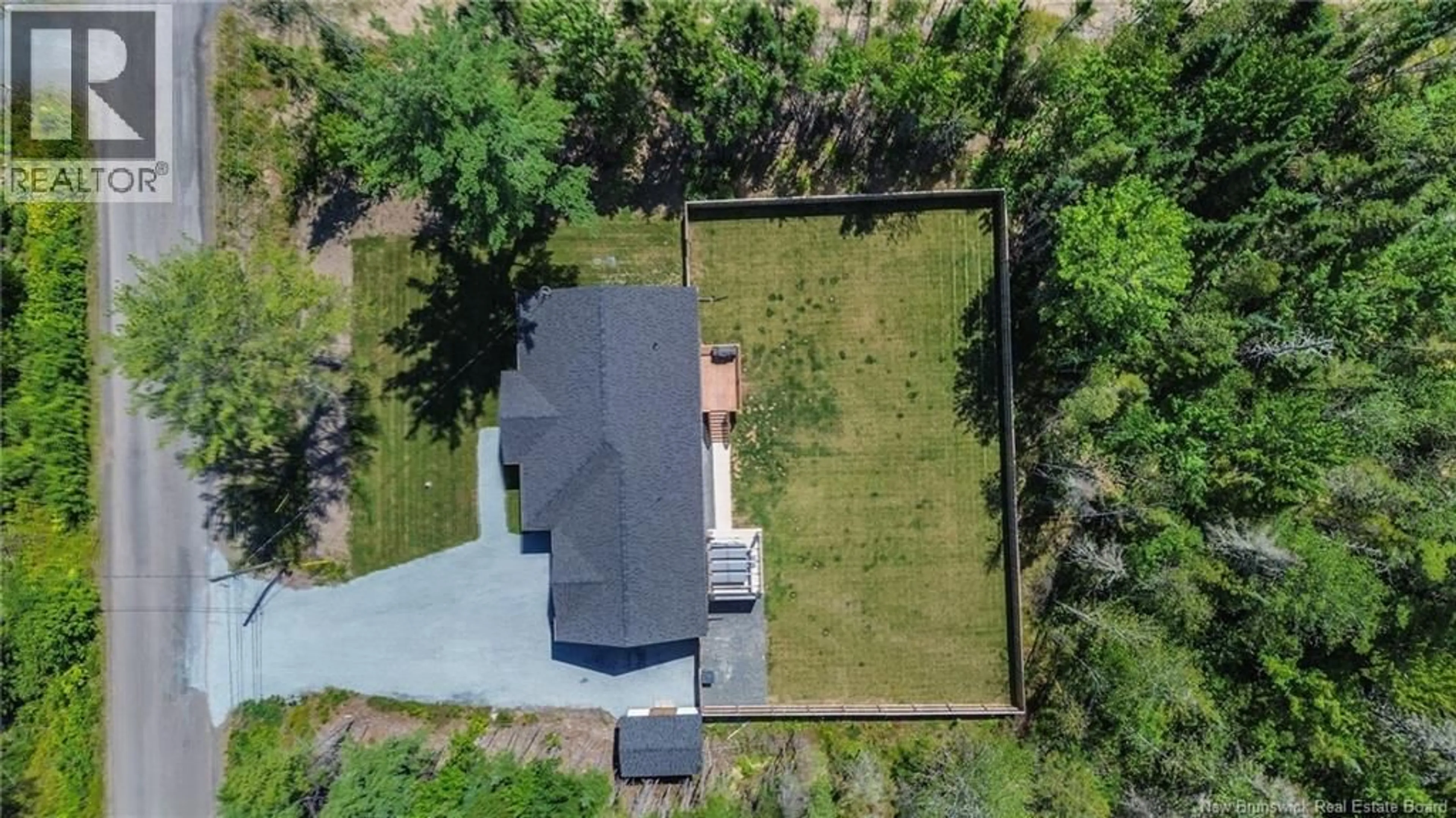 A pic from outside/outdoor area/front of a property/back of a property/a pic from drone, unknown for 20 PEABODY ROAD, Rusagonis New Brunswick E3B8Z5