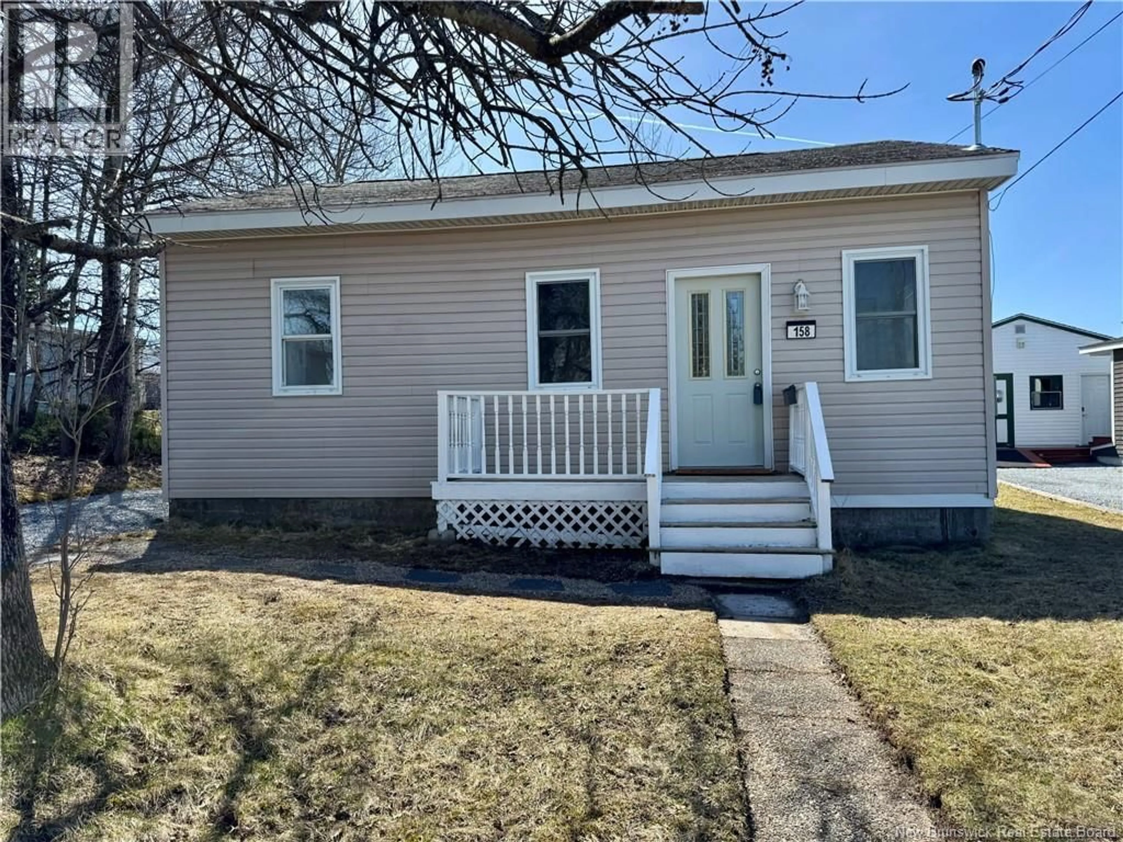 Home with vinyl exterior material, street for 158 MOLSON AVENUE, Saint John New Brunswick E2M3J3