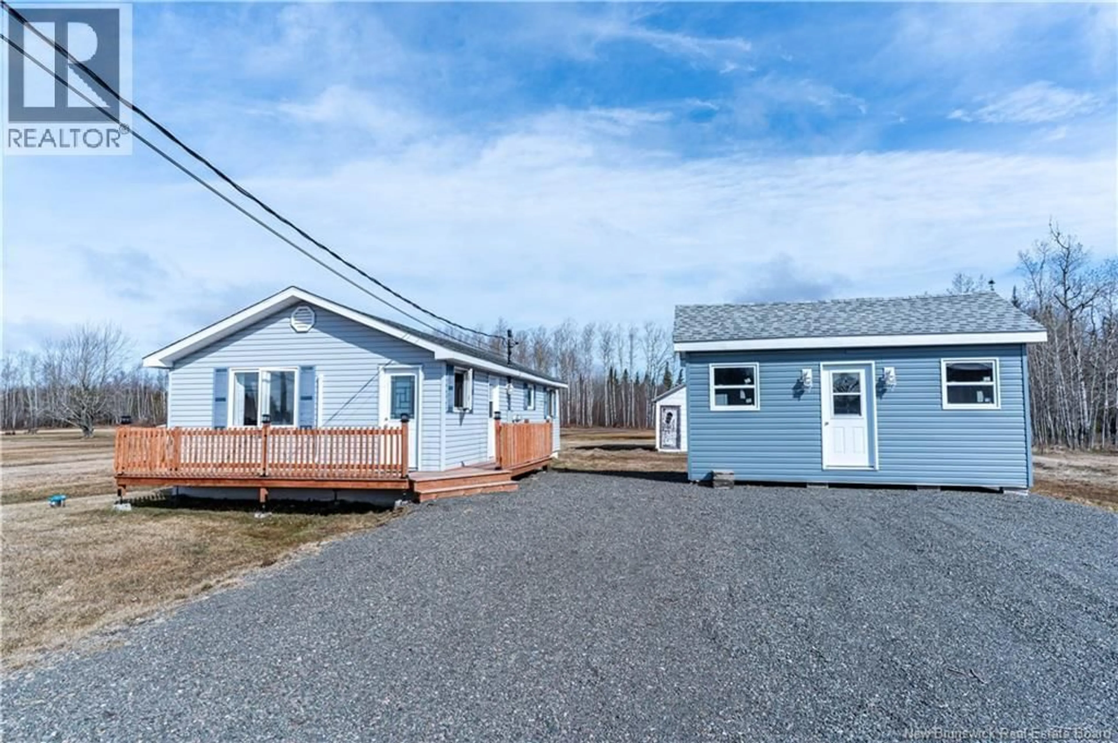 A pic from outside/outdoor area/front of a property/back of a property/a pic from drone, building for 5218 ROUTE 480, Acadieville New Brunswick E4Y1R4