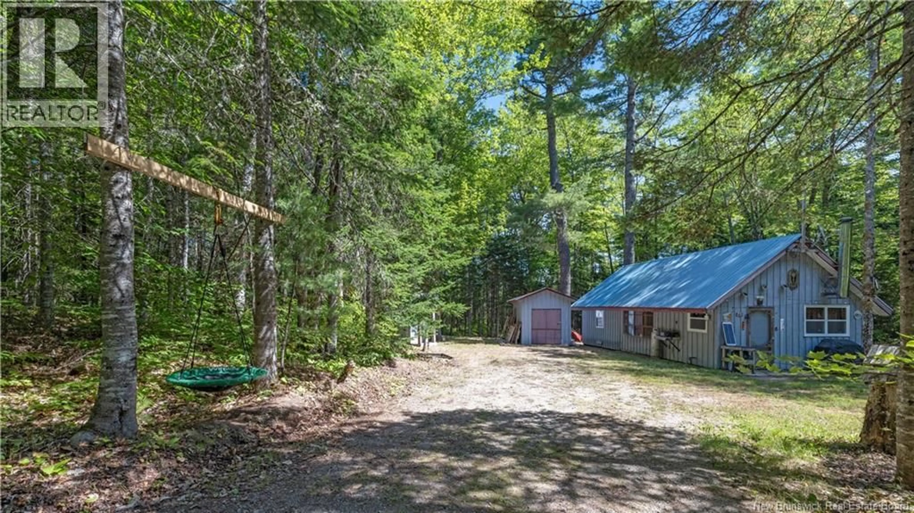 A pic from outside/outdoor area/front of a property/back of a property/a pic from drone, forest/trees view for S OROMOCTO LAKE ROAD, Clarendon New Brunswick E2L2S6