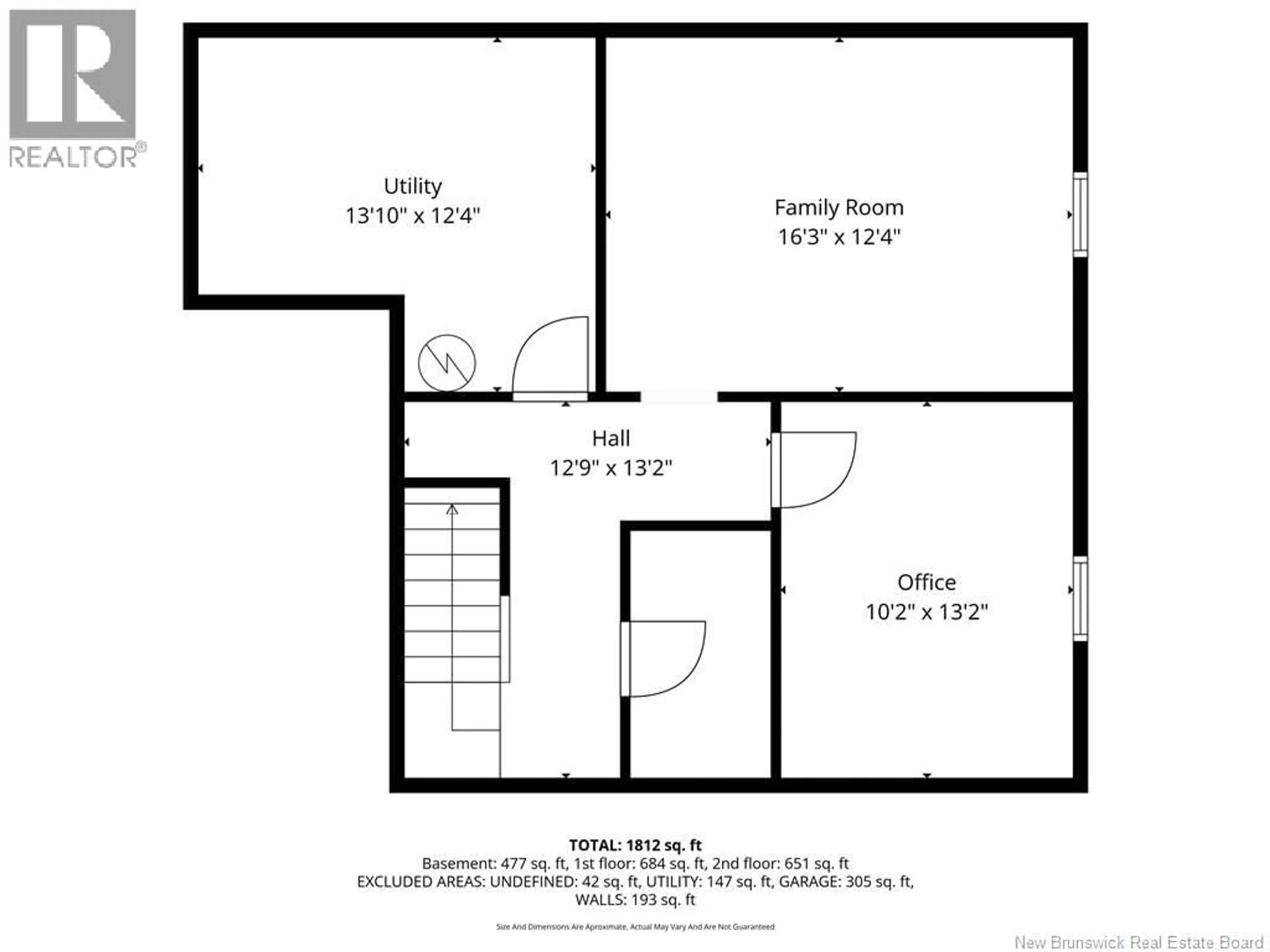 Floor plan for 24 AMAND, Dieppe New Brunswick E1A6R9
