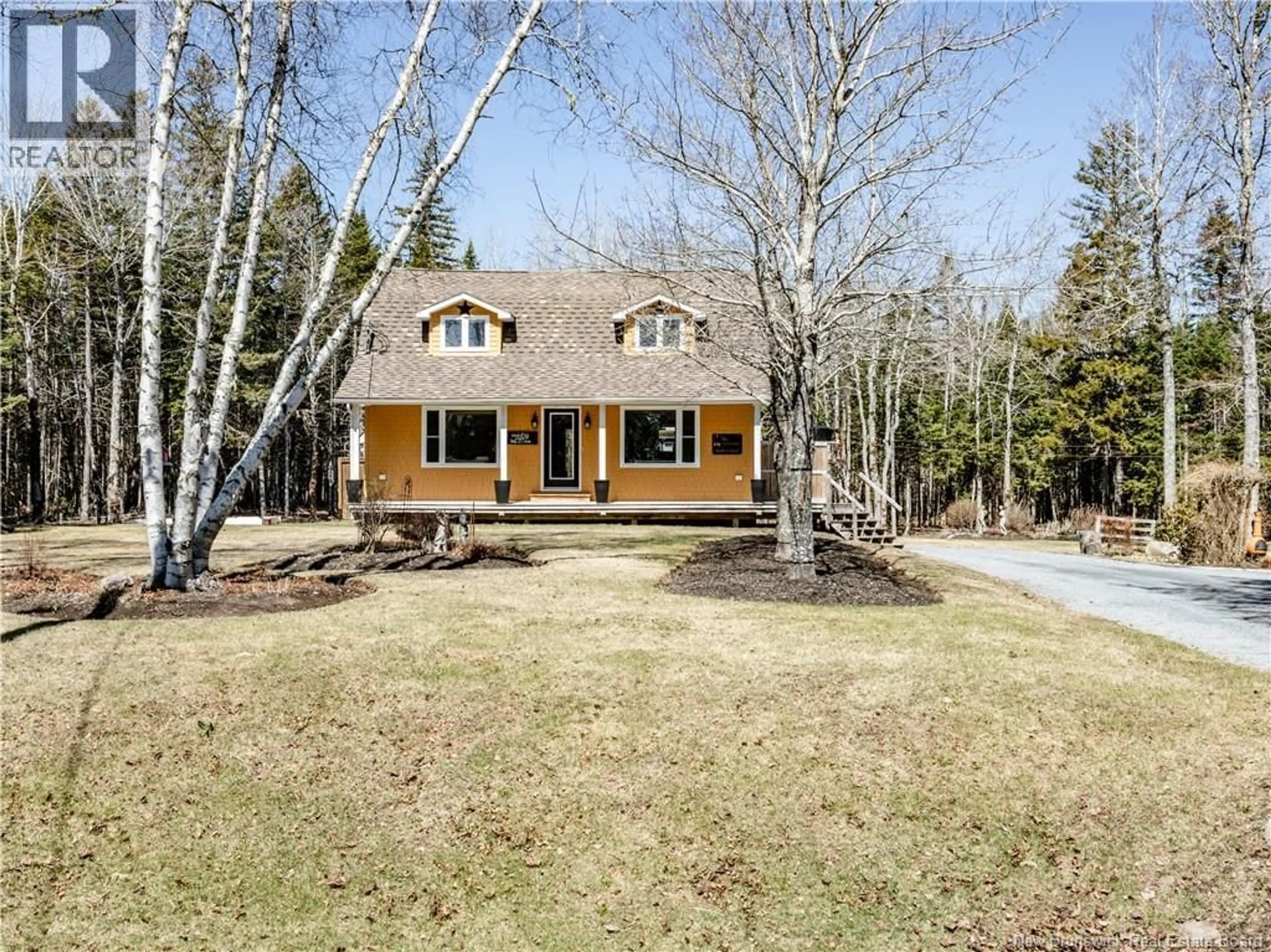 A pic from outside/outdoor area/front of a property/back of a property/a pic from drone, street for 7449 ROUTE 116, Bass River New Brunswick E4T1K9