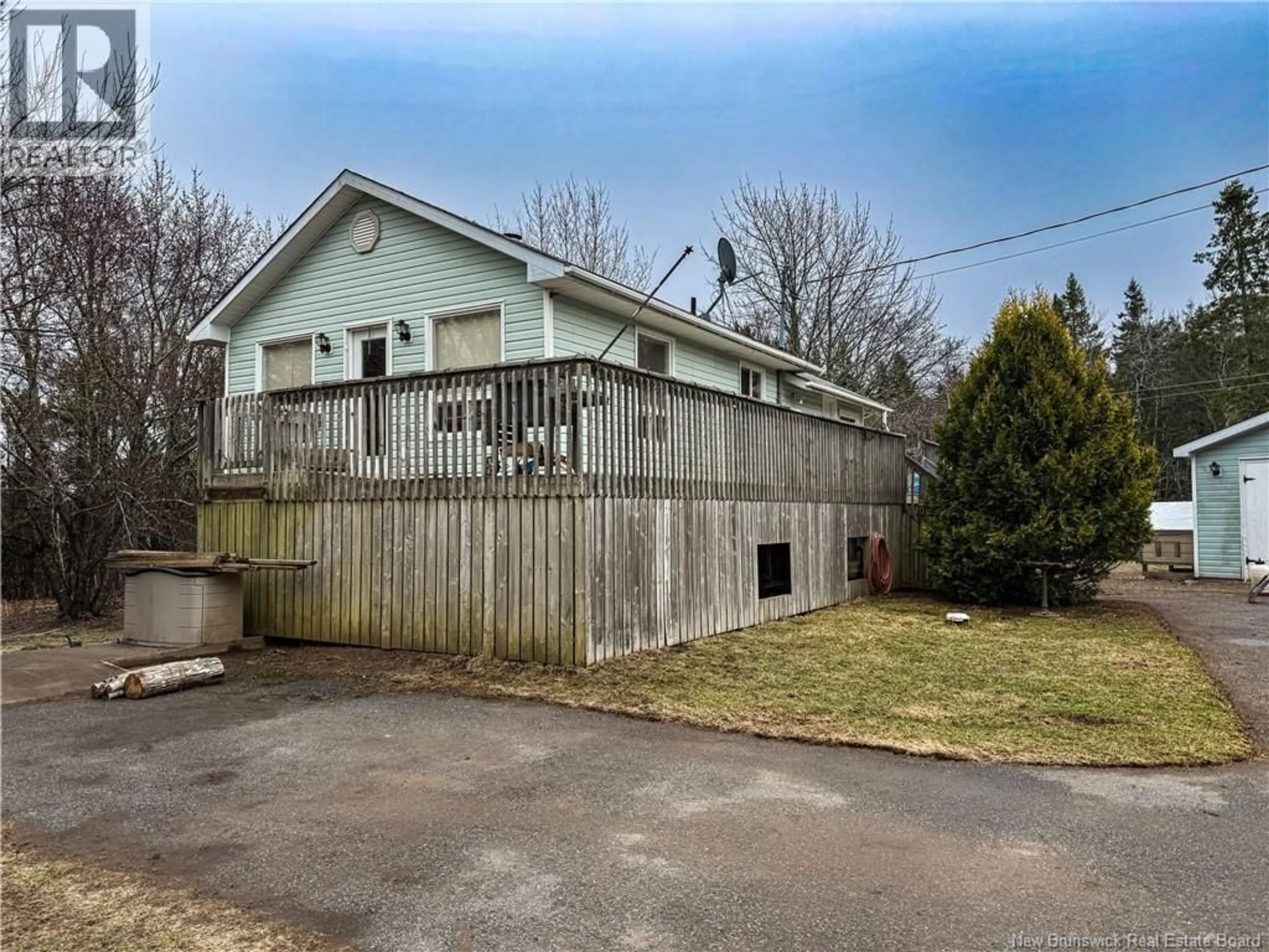 A pic from outside/outdoor area/front of a property/back of a property/a pic from drone, street for 337 QUIRK ROAD, Wards Creek New Brunswick E4E4P2