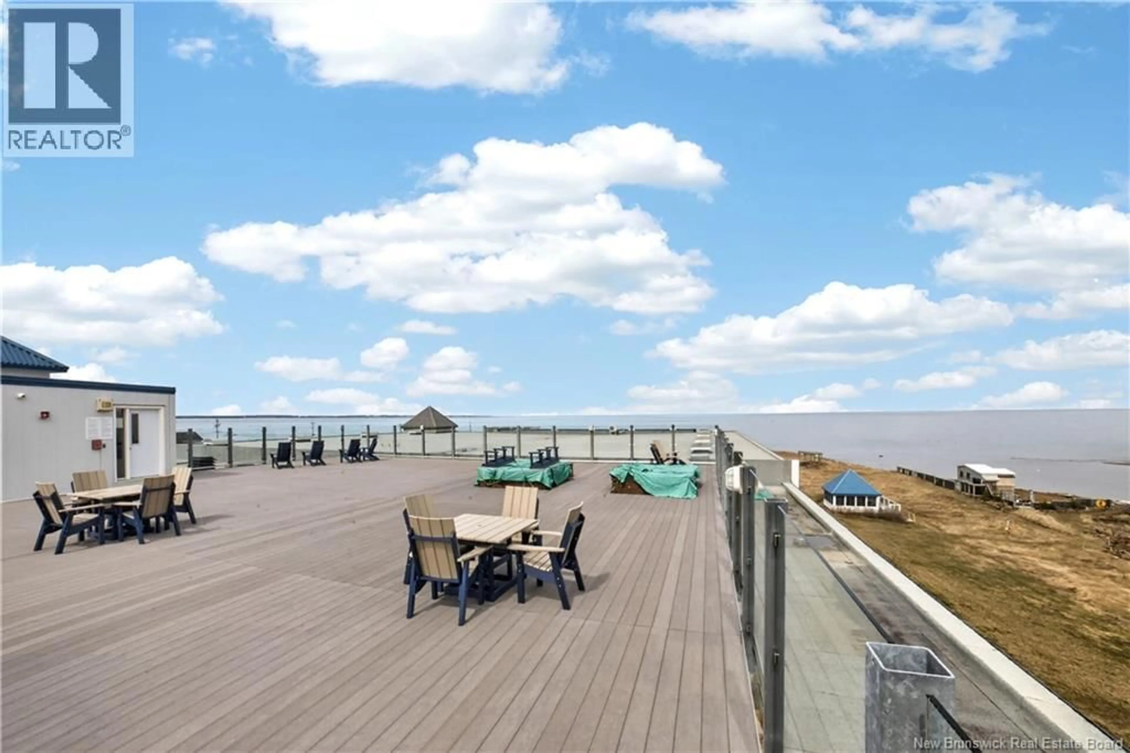 Patio, water/lake/river/ocean view for 304 - 69 CAP BIMET BOULEVARD, Grand-Barachois New Brunswick E4P6X5
