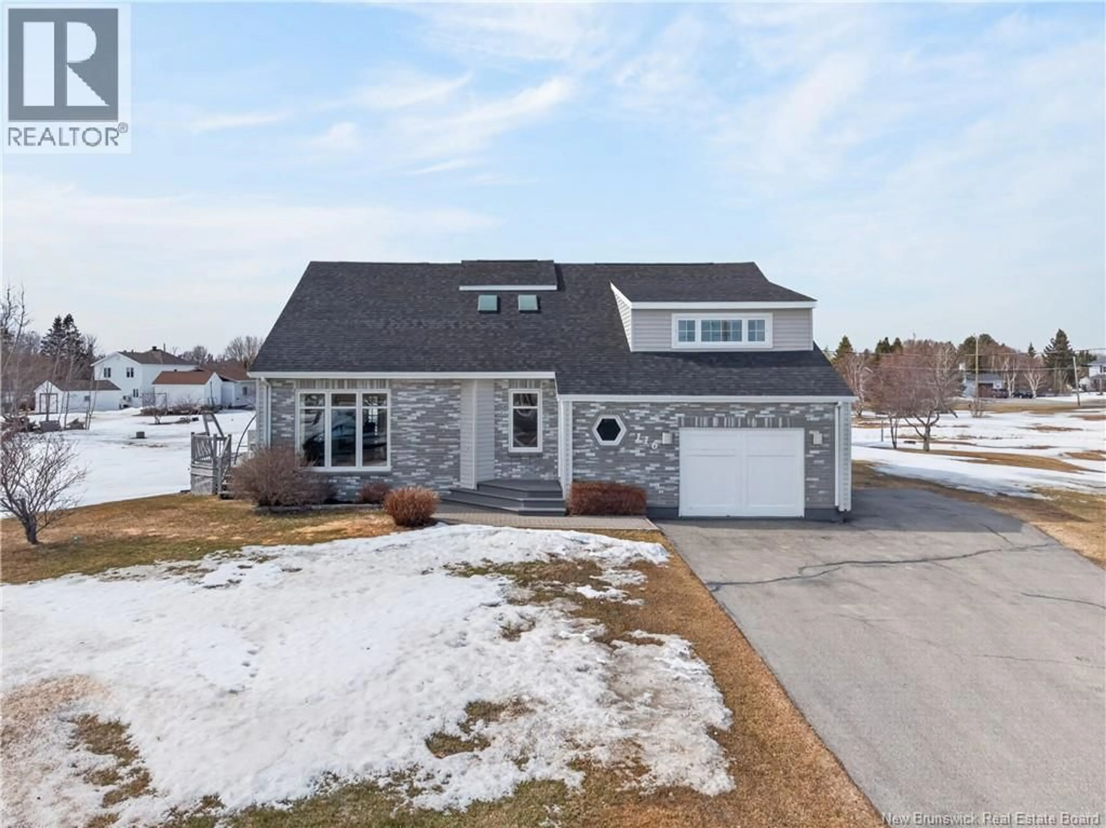 Home with brick exterior material, street for 116 DES CHAMPS STREET, Lamèque New Brunswick E8T1E7