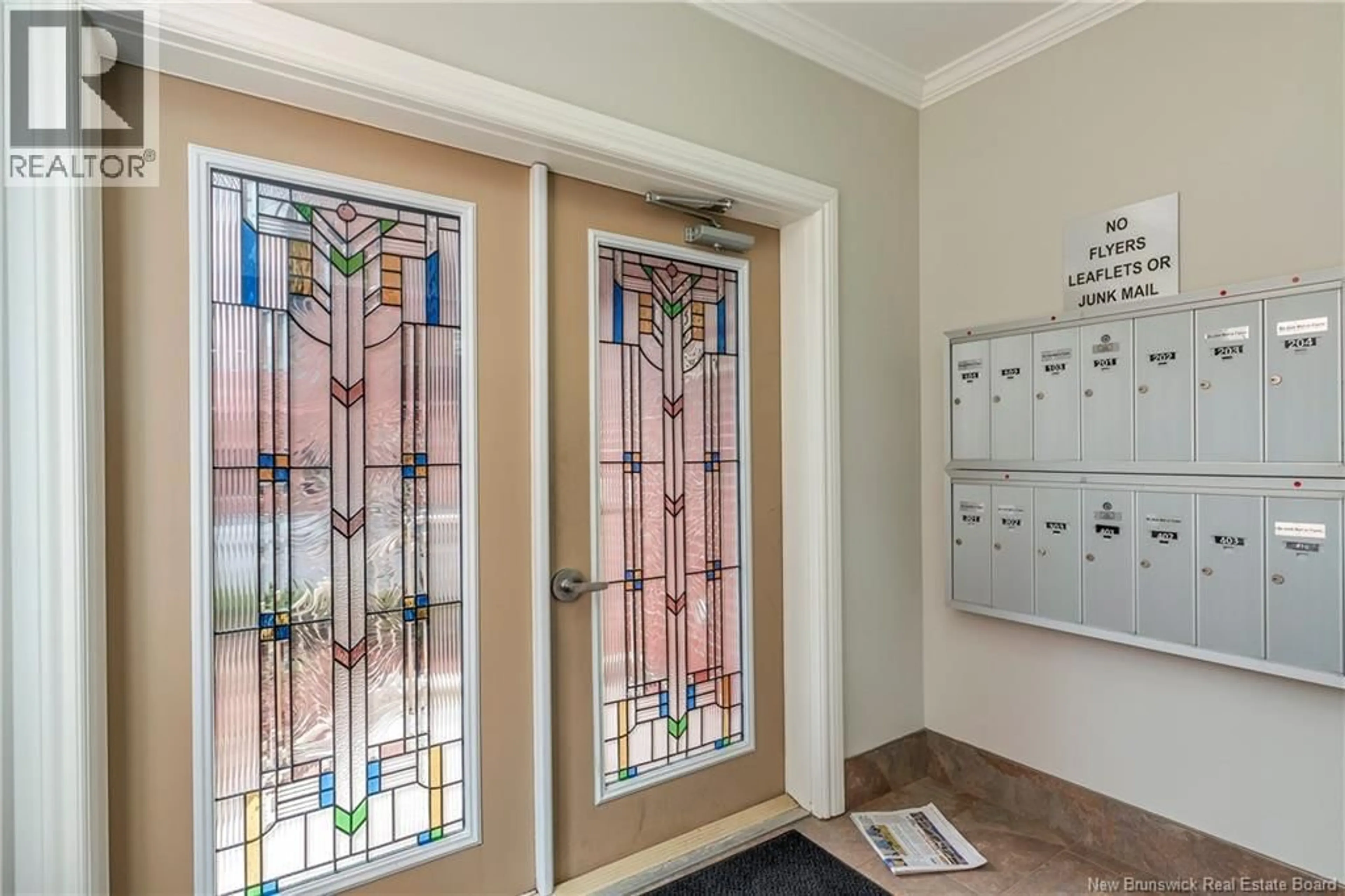 Indoor entryway for 101 - 65 SMYTHE STREET, Saint John New Brunswick E2L0A1