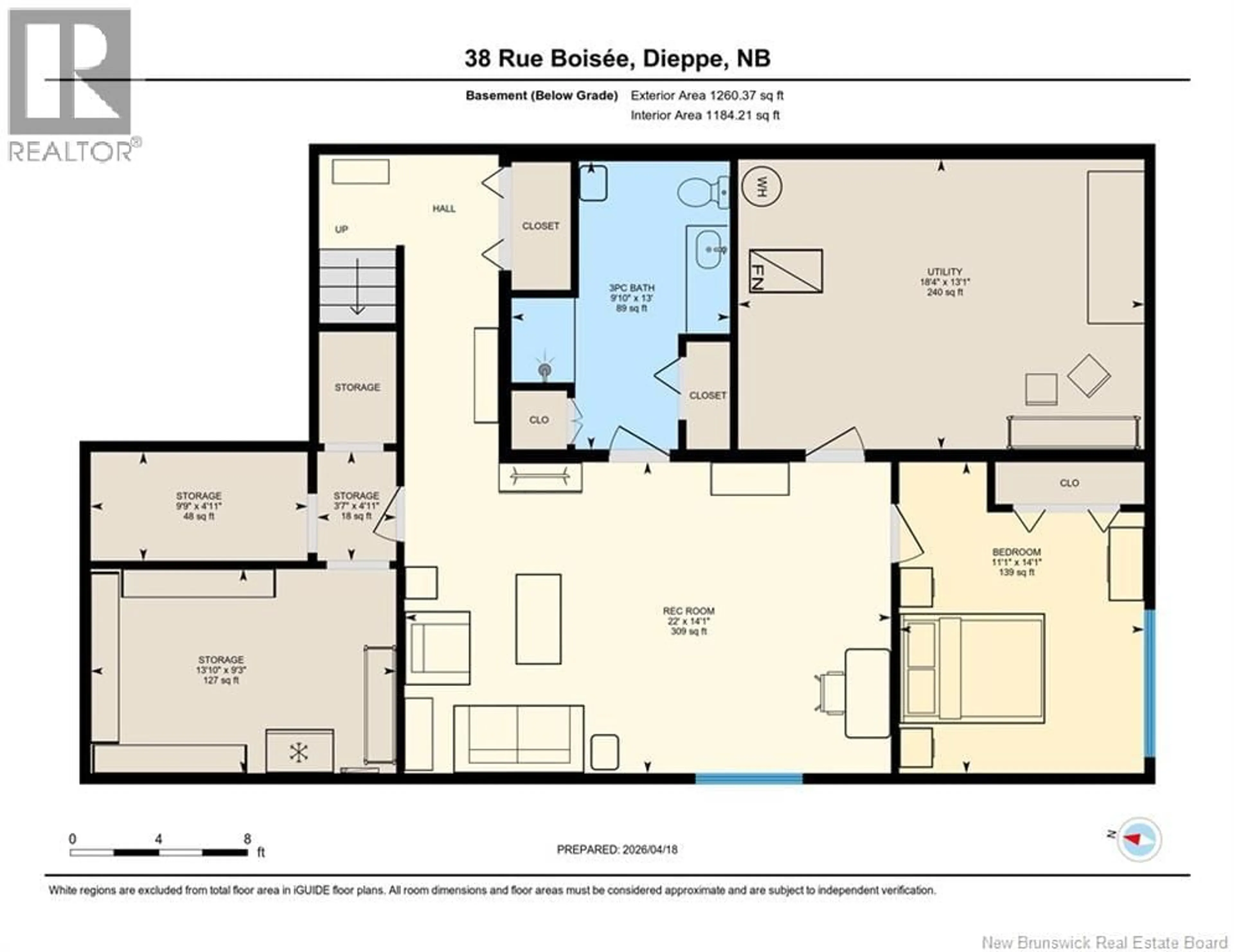 Floor plan for 38 BOISÉE, Dieppe New Brunswick E1A8Y7