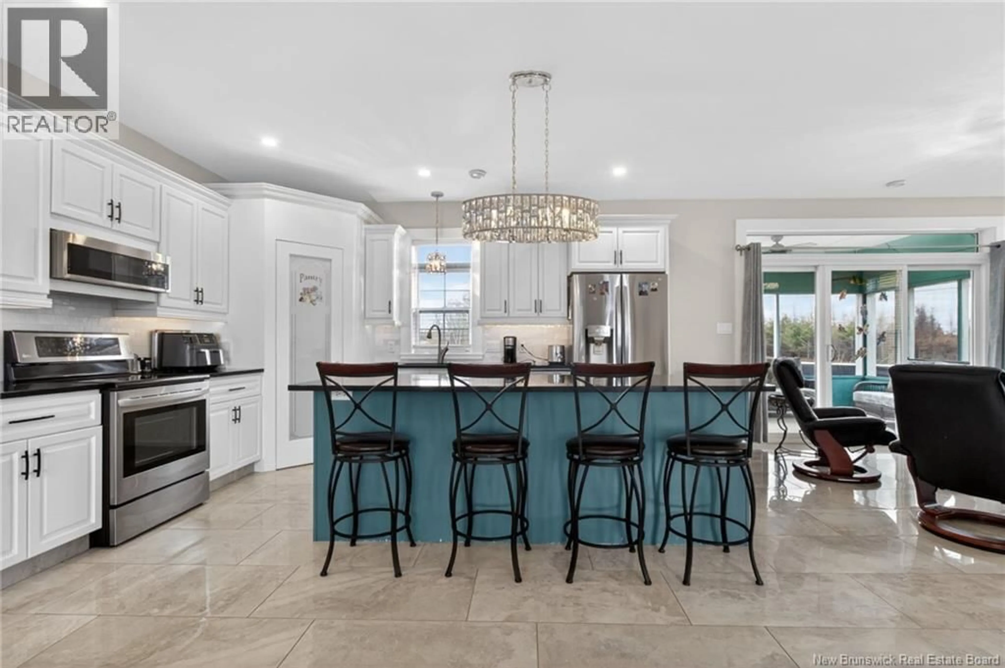 Open concept kitchen, ceramic/tile floor for 949 ELMWOOD DRIVE, Moncton New Brunswick E1H2H1