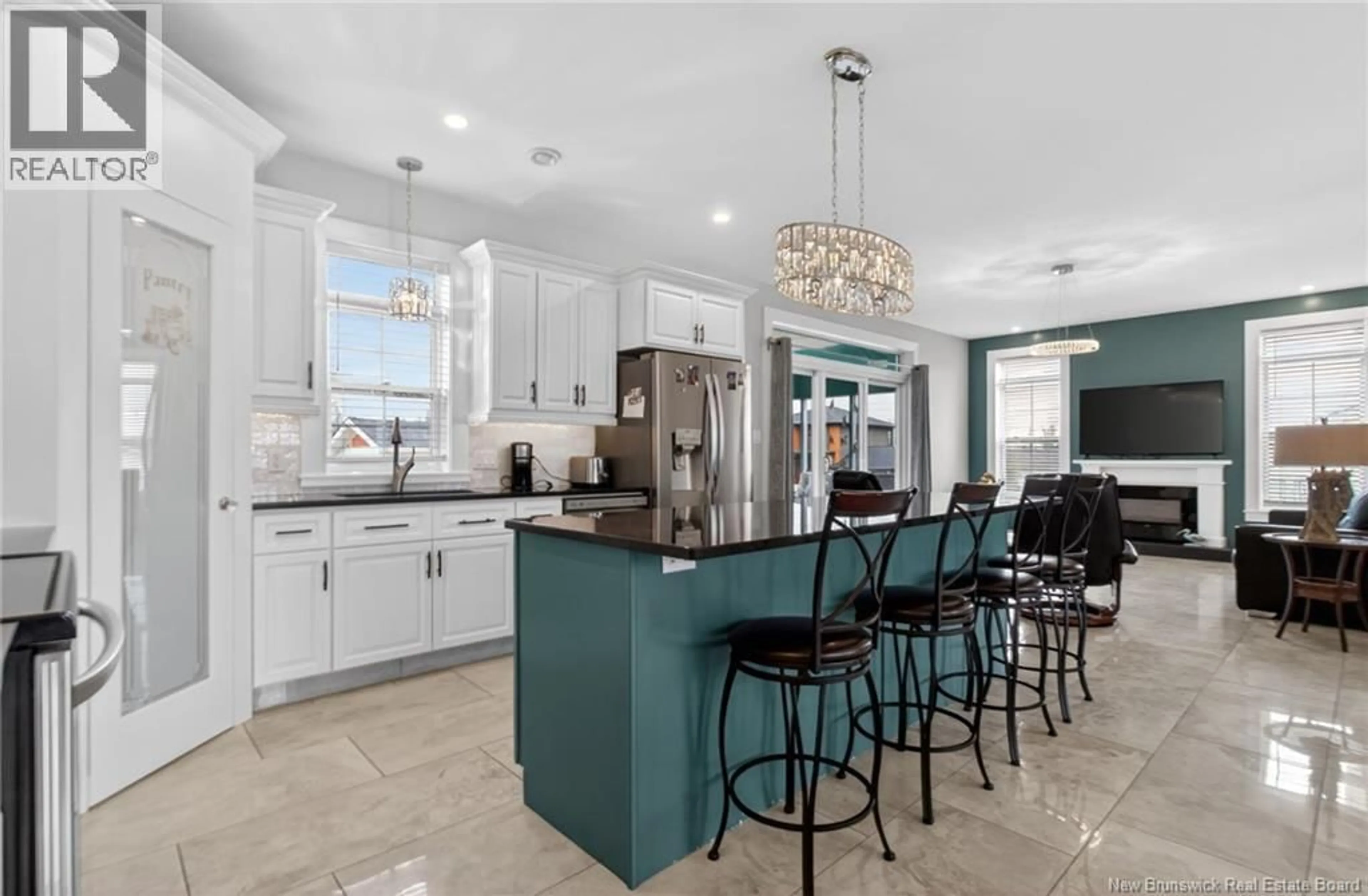 Open concept kitchen, ceramic/tile floor for 949 ELMWOOD DRIVE, Moncton New Brunswick E1H2H1