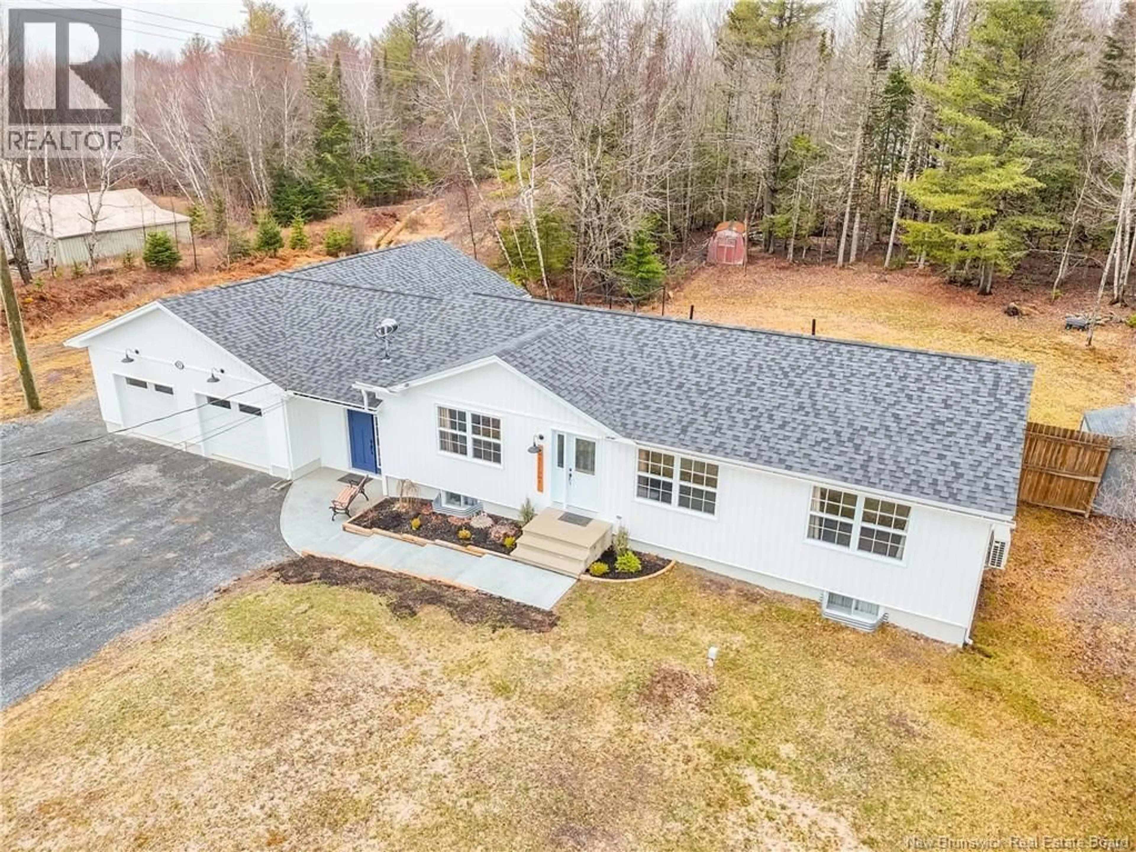 A pic from outside/outdoor area/front of a property/back of a property/a pic from drone, unknown for 25 TANYA DRIVE, Douglas New Brunswick E3G8A5