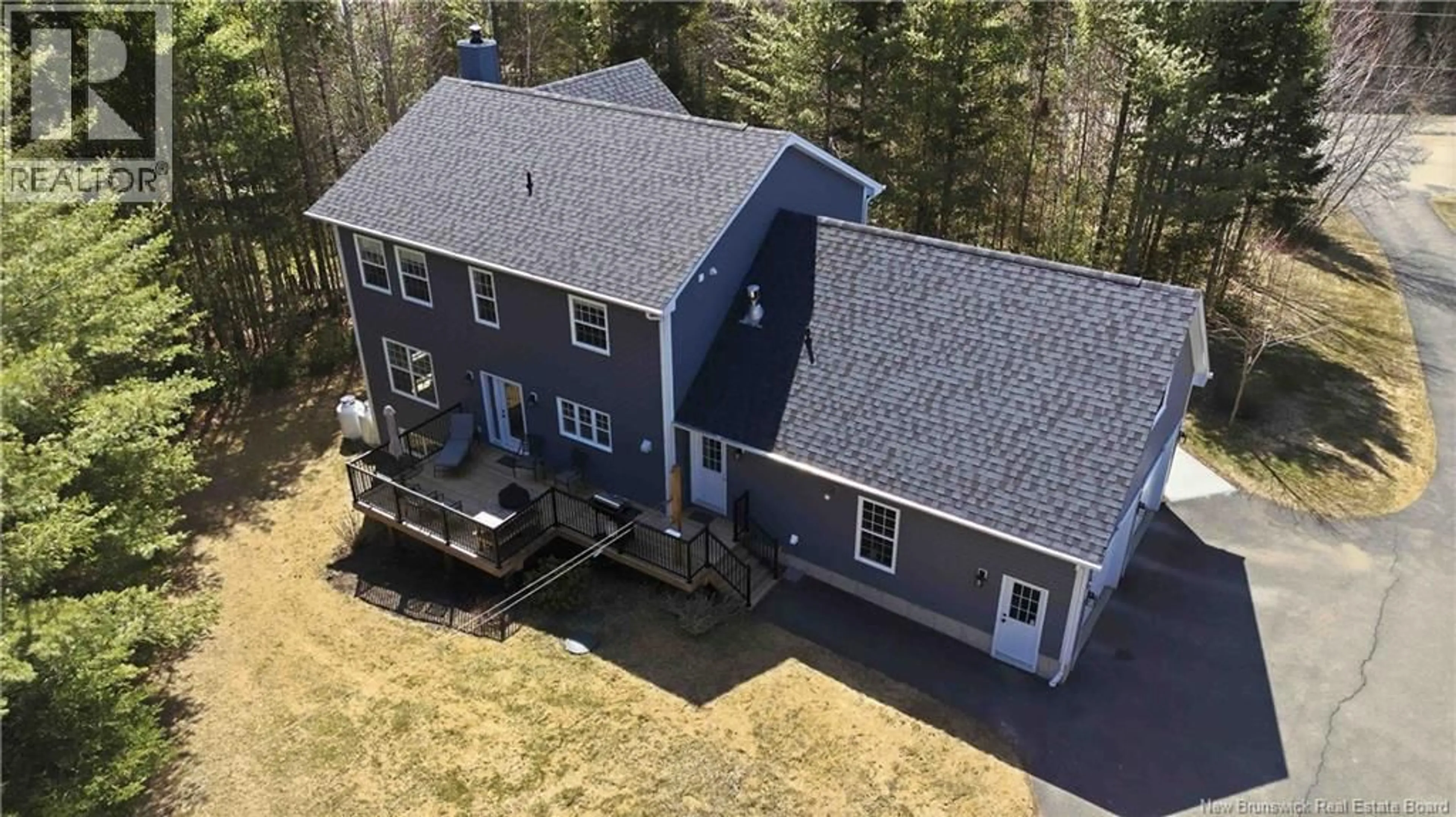 A pic from outside/outdoor area/front of a property/back of a property/a pic from drone, building for 18 PELICAN COURT, Hanwell New Brunswick E3E2L8