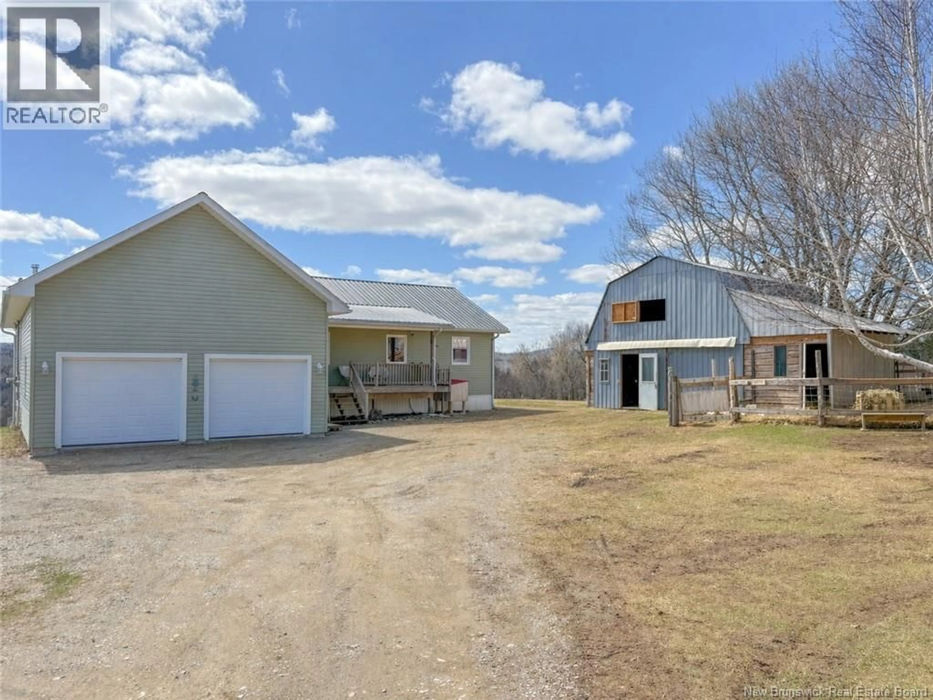 A pic from outside/outdoor area/front of a property/back of a property/a pic from drone, unknown for 9945 ROUTE 105, Beechwood New Brunswick E7J1V3