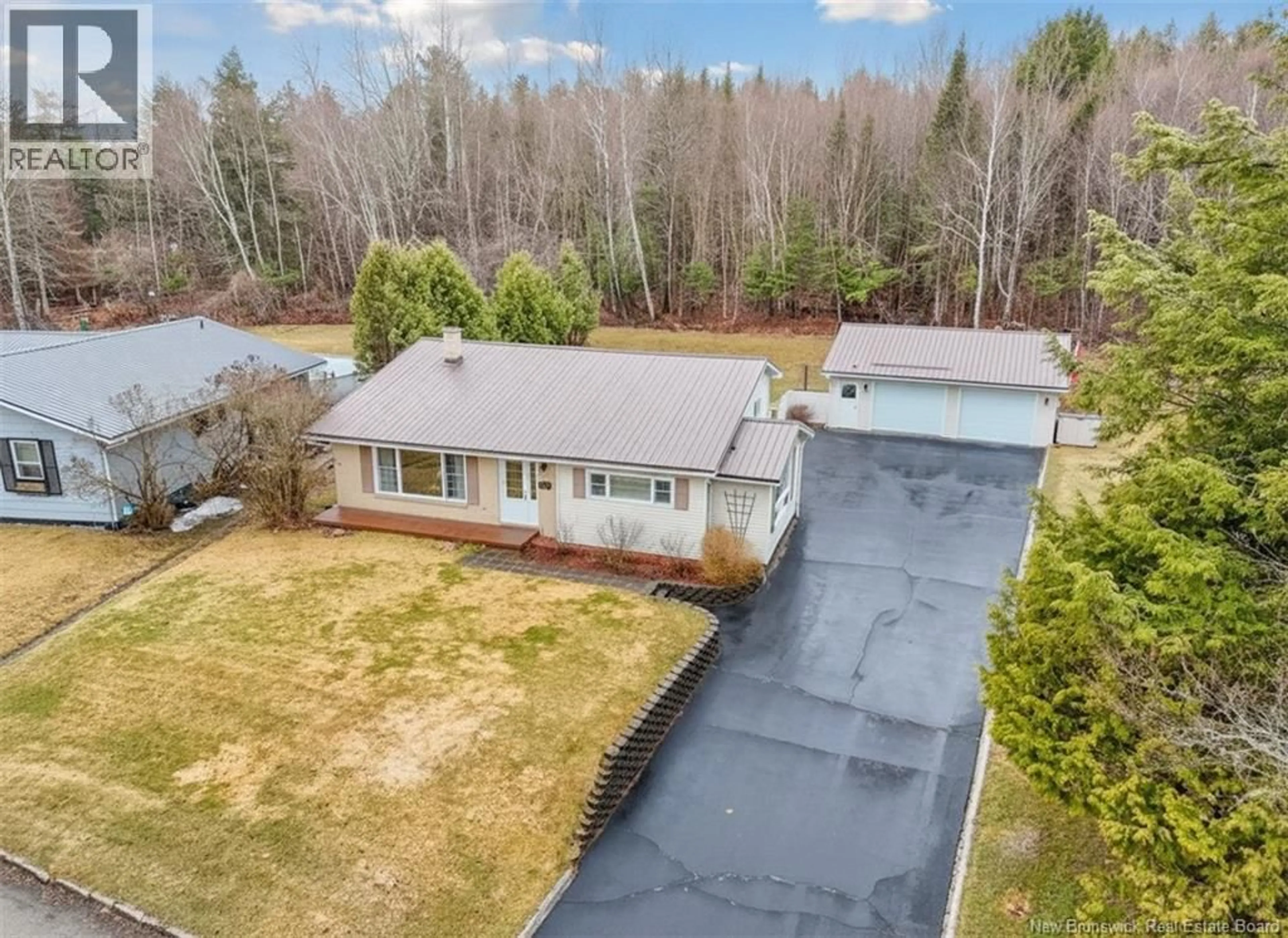 A pic from outside/outdoor area/front of a property/back of a property/a pic from drone, street for 57 MCNAIR DRIVE, Nackawic New Brunswick E6G1A4