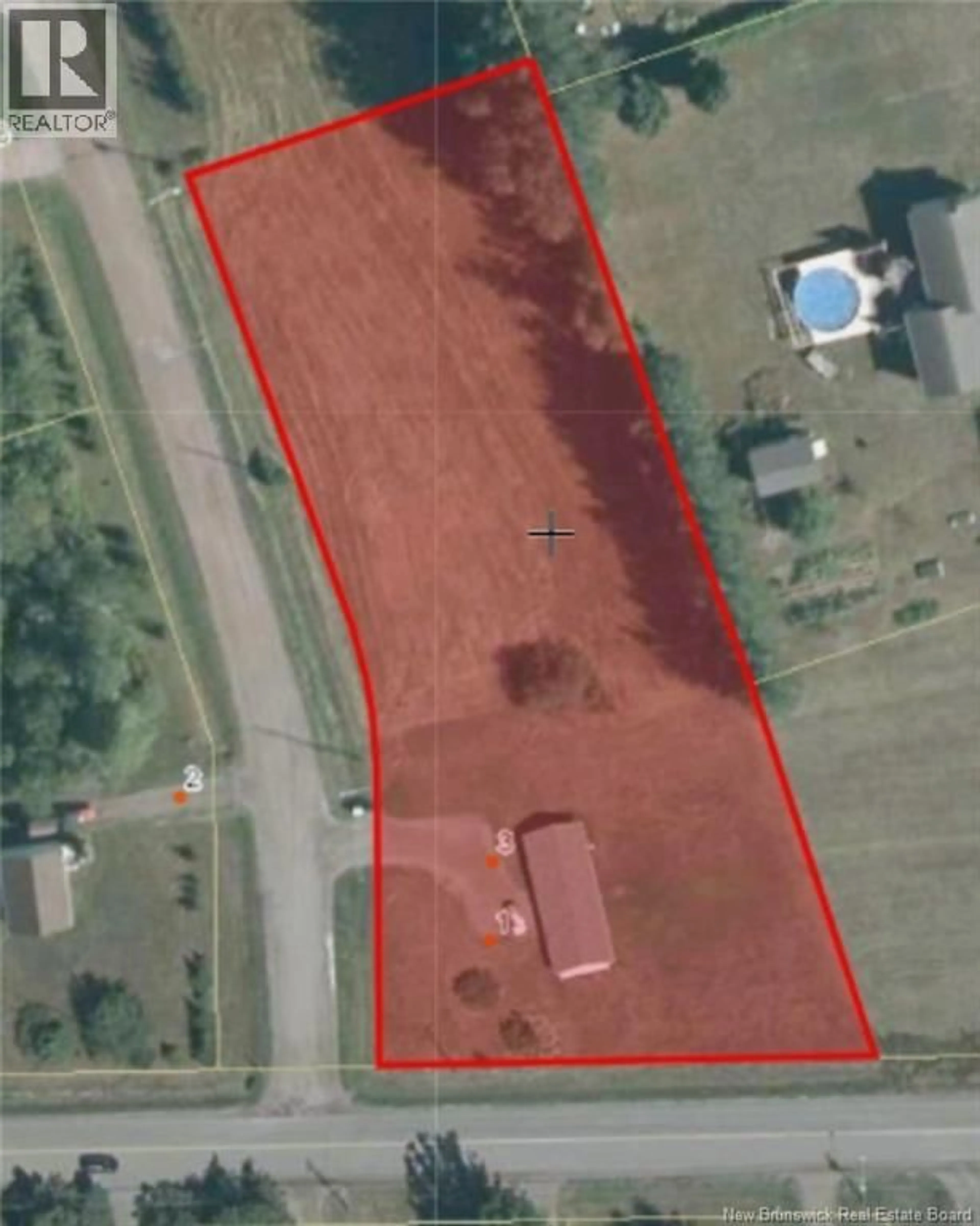 A pic from outside/outdoor area/front of a property/back of a property/a pic from drone, street for 1-3 ALCIDE STREET, Trois Ruisseaux New Brunswick E4N2S9