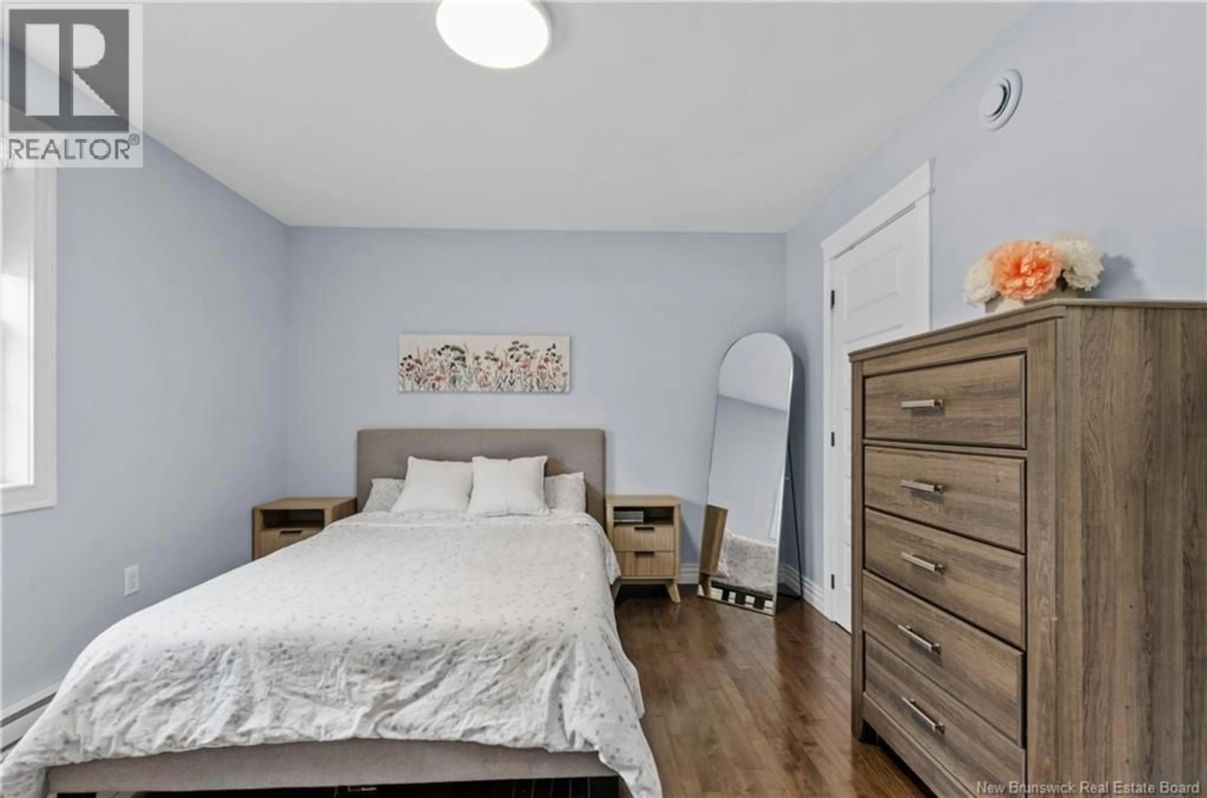 Bedroom with bed, wood/laminate floor for 47 JOE KING DRIVE, Mazerolle Settlement New Brunswick E3E1Y6