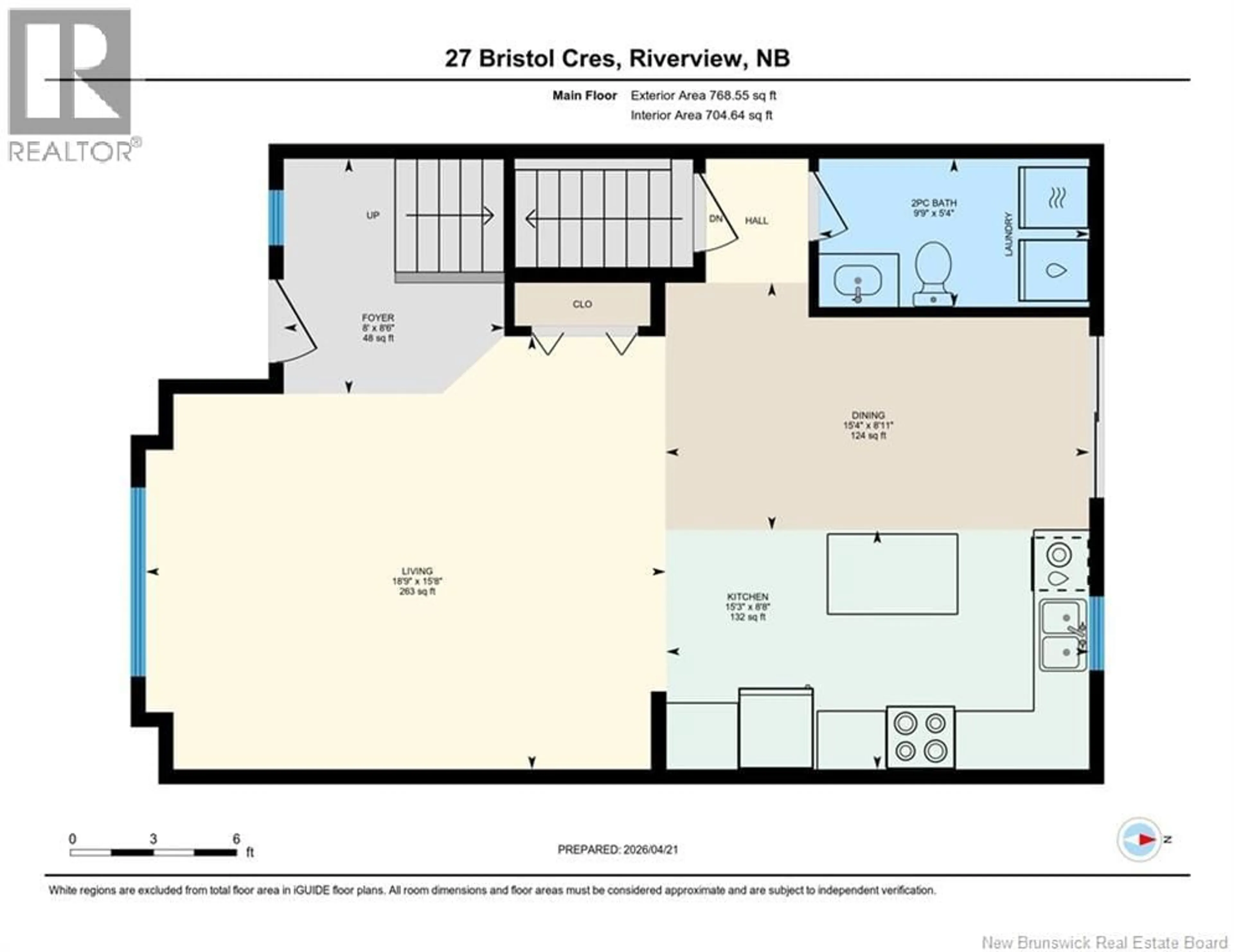 Floor plan for 27 BRISTOL CRESCENT, Riverview New Brunswick E1B0S9