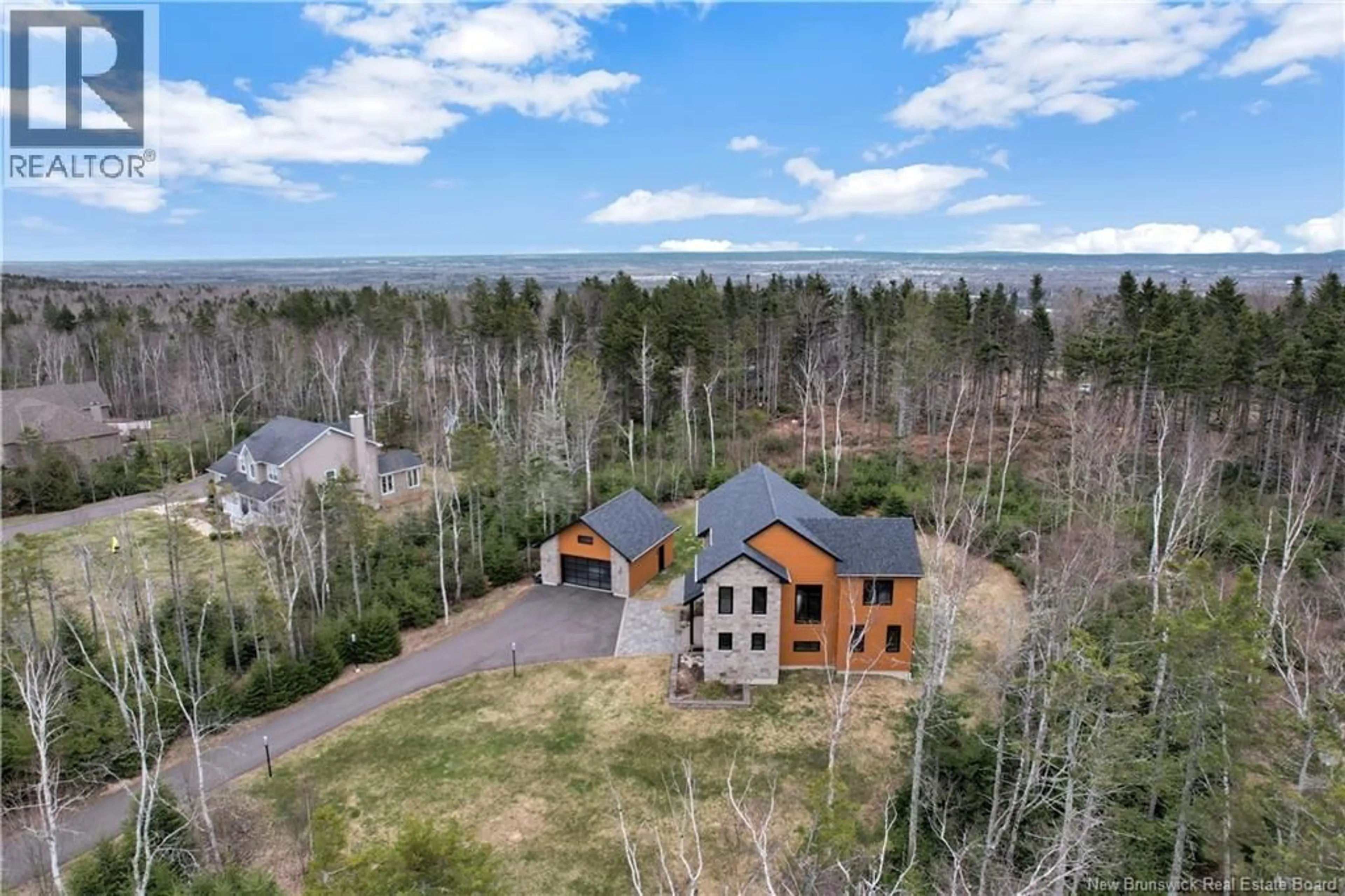 A pic from outside/outdoor area/front of a property/back of a property/a pic from drone, unknown for 96 THORNCASTLE, Lutes Mountain New Brunswick E1G0P9