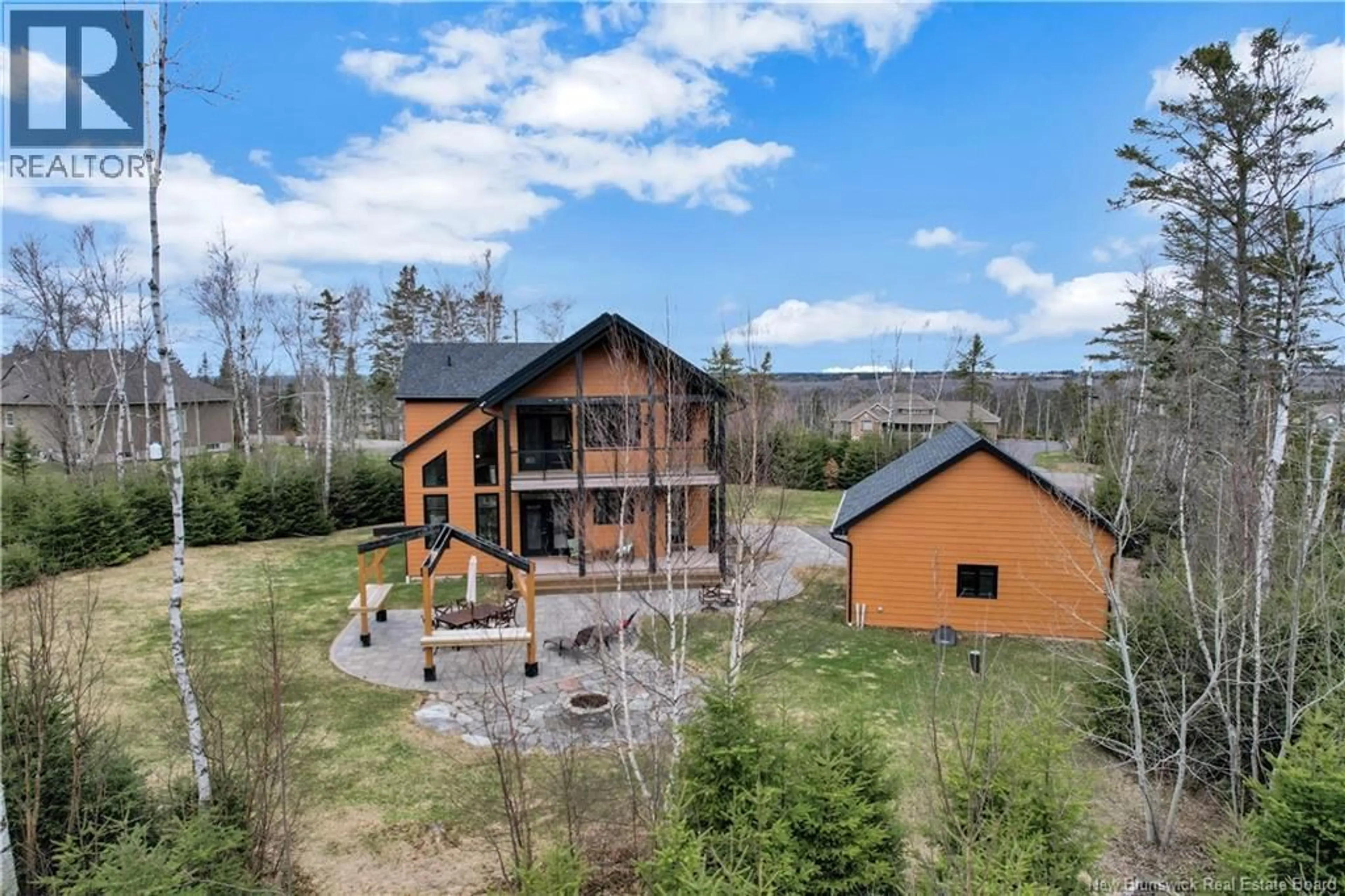 A pic from outside/outdoor area/front of a property/back of a property/a pic from drone, unknown for 96 THORNCASTLE, Lutes Mountain New Brunswick E1G0P9