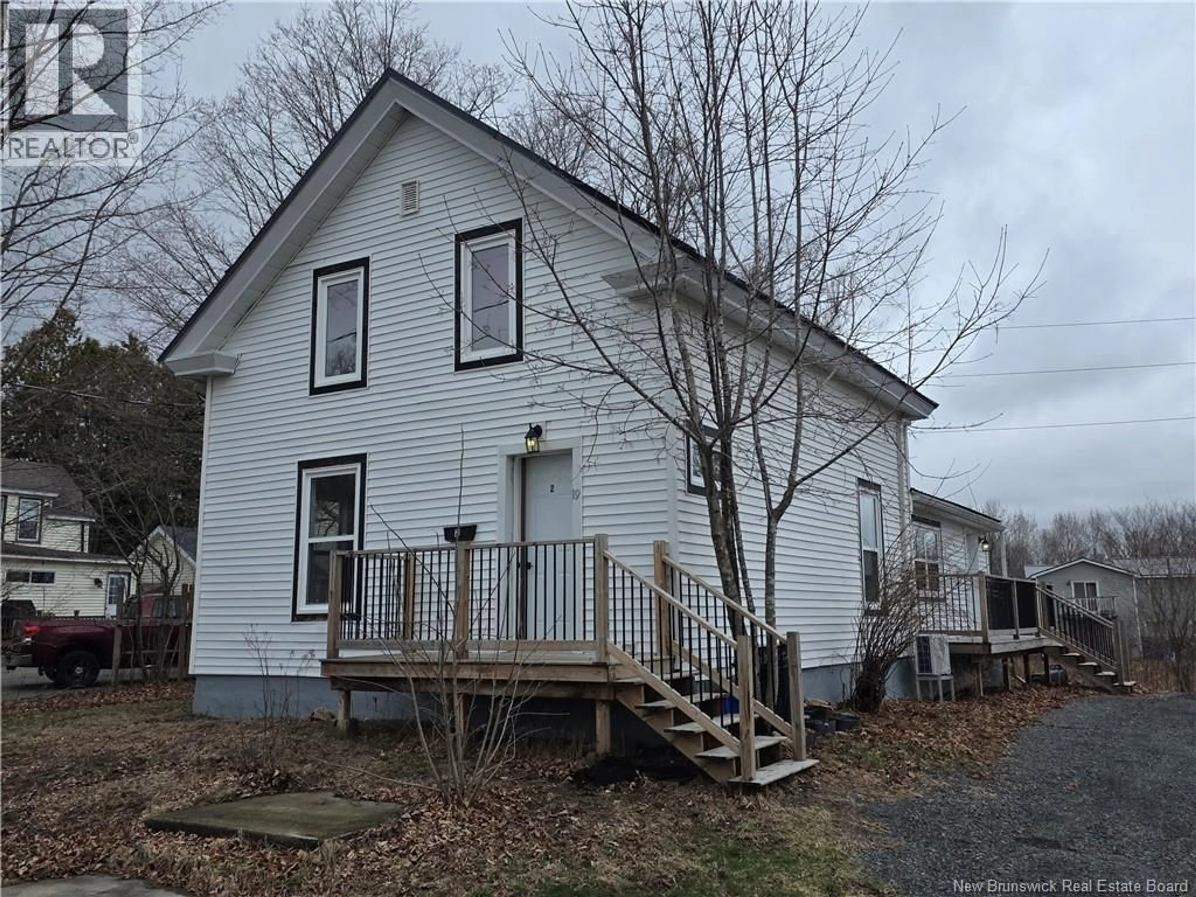 Home with vinyl exterior material, street for 19 CHURCH STREET, St. Stephen New Brunswick E5B1M1