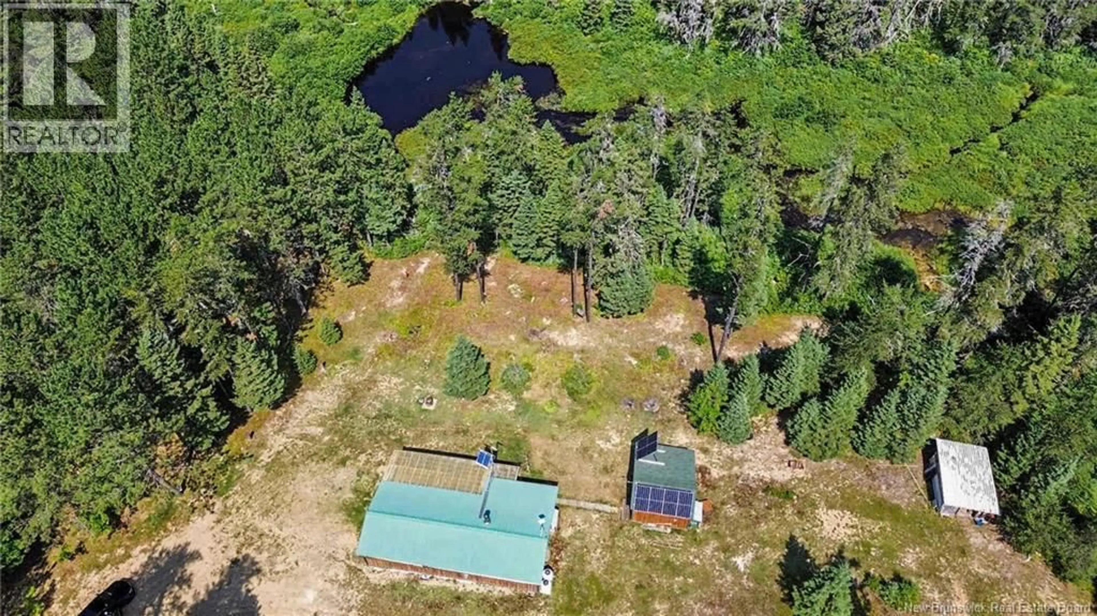 A pic from outside/outdoor area/front of a property/back of a property/a pic from drone, water/lake/river/ocean view for 194 MEADOW BROOK ROAD, Cains River New Brunswick E9B0E6