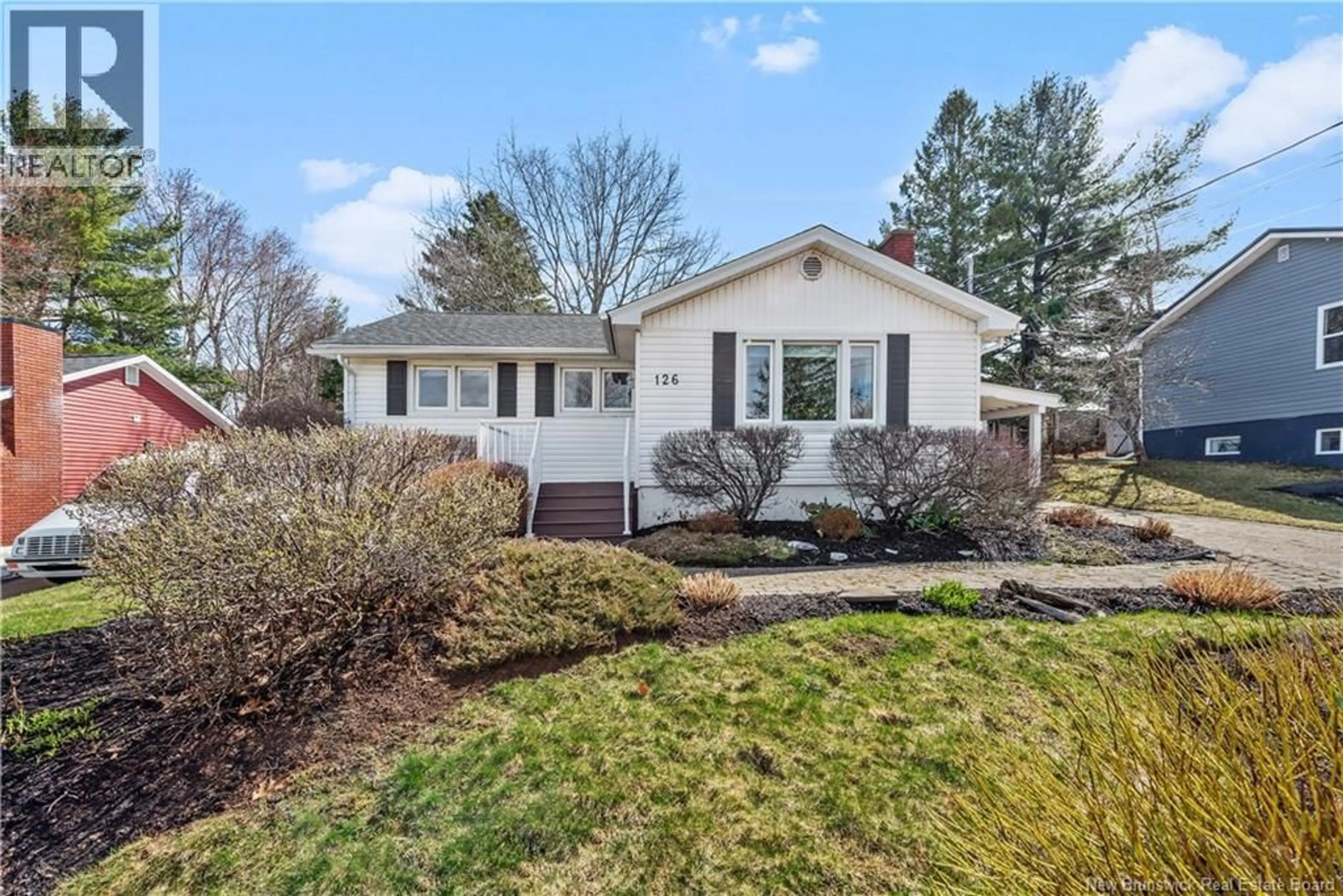 Home with vinyl exterior material, street for 126 CHESSWOOD DRIVE, Riverview New Brunswick E1B1K4