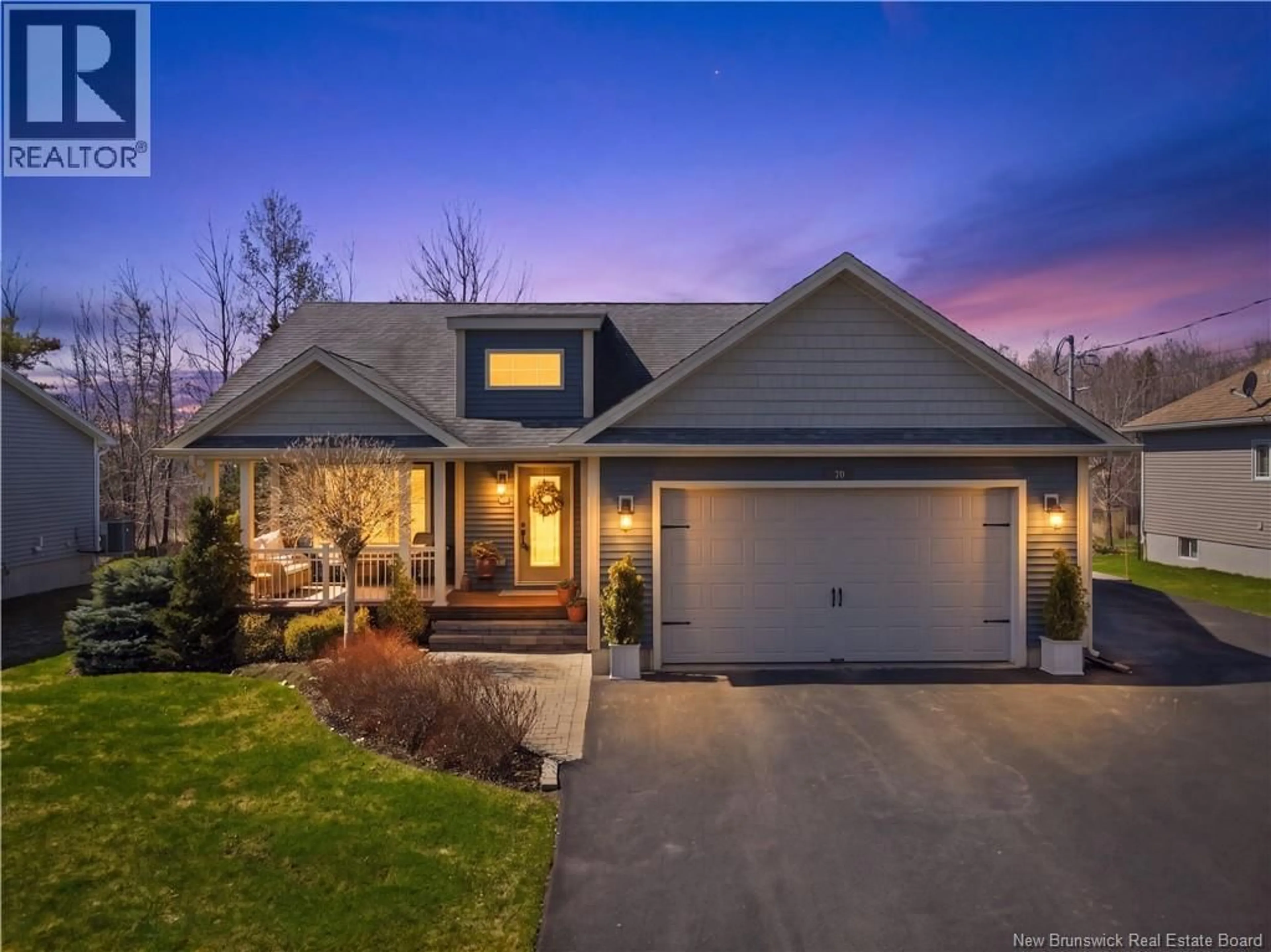 Home with brick exterior material, street for 20 FOREST GROVE ROAD, Moncton New Brunswick E1G5K5