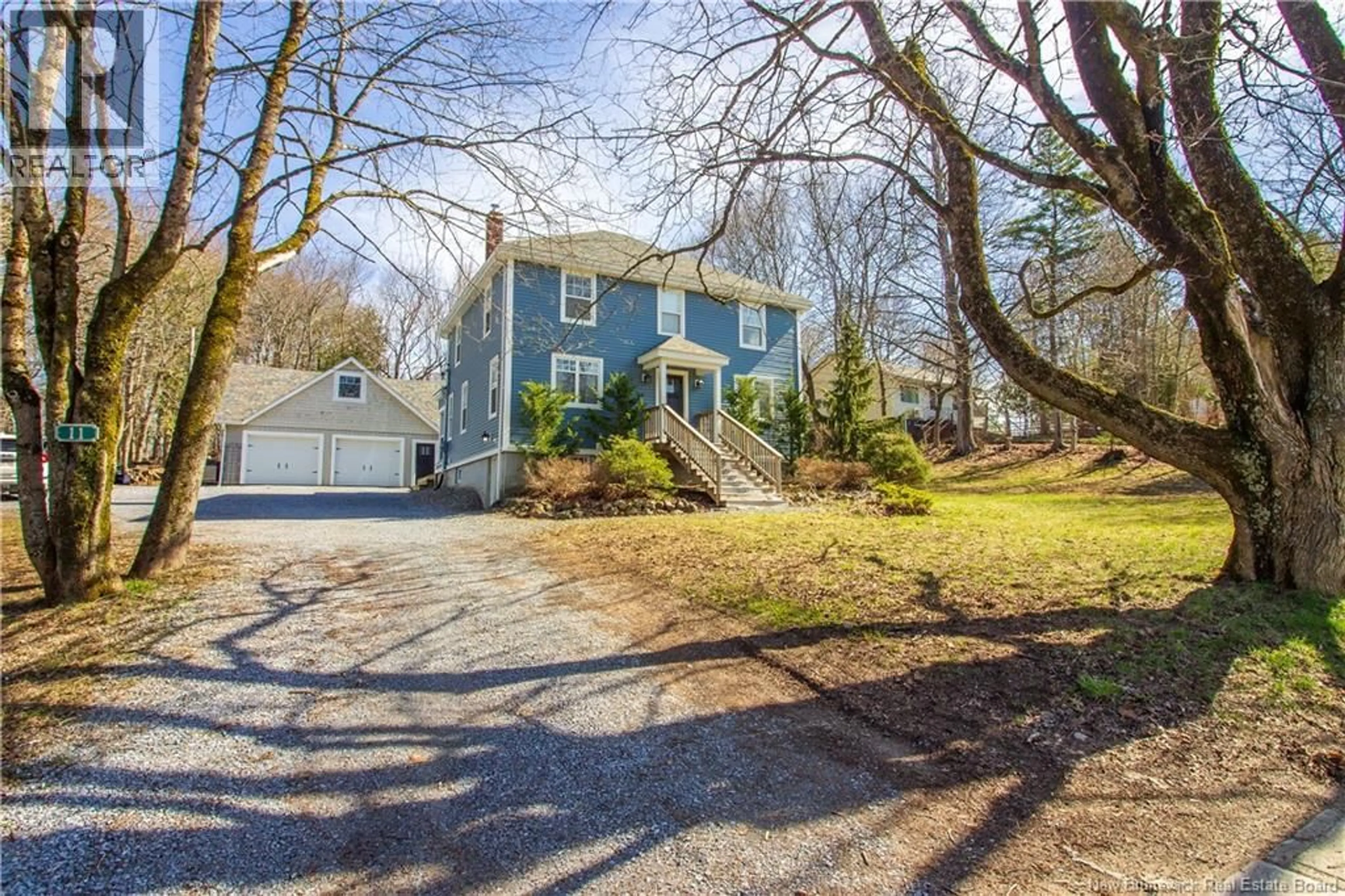 A pic from outside/outdoor area/front of a property/back of a property/a pic from drone, street for 11 CLARK ROAD, Rothesay New Brunswick E2E2H2