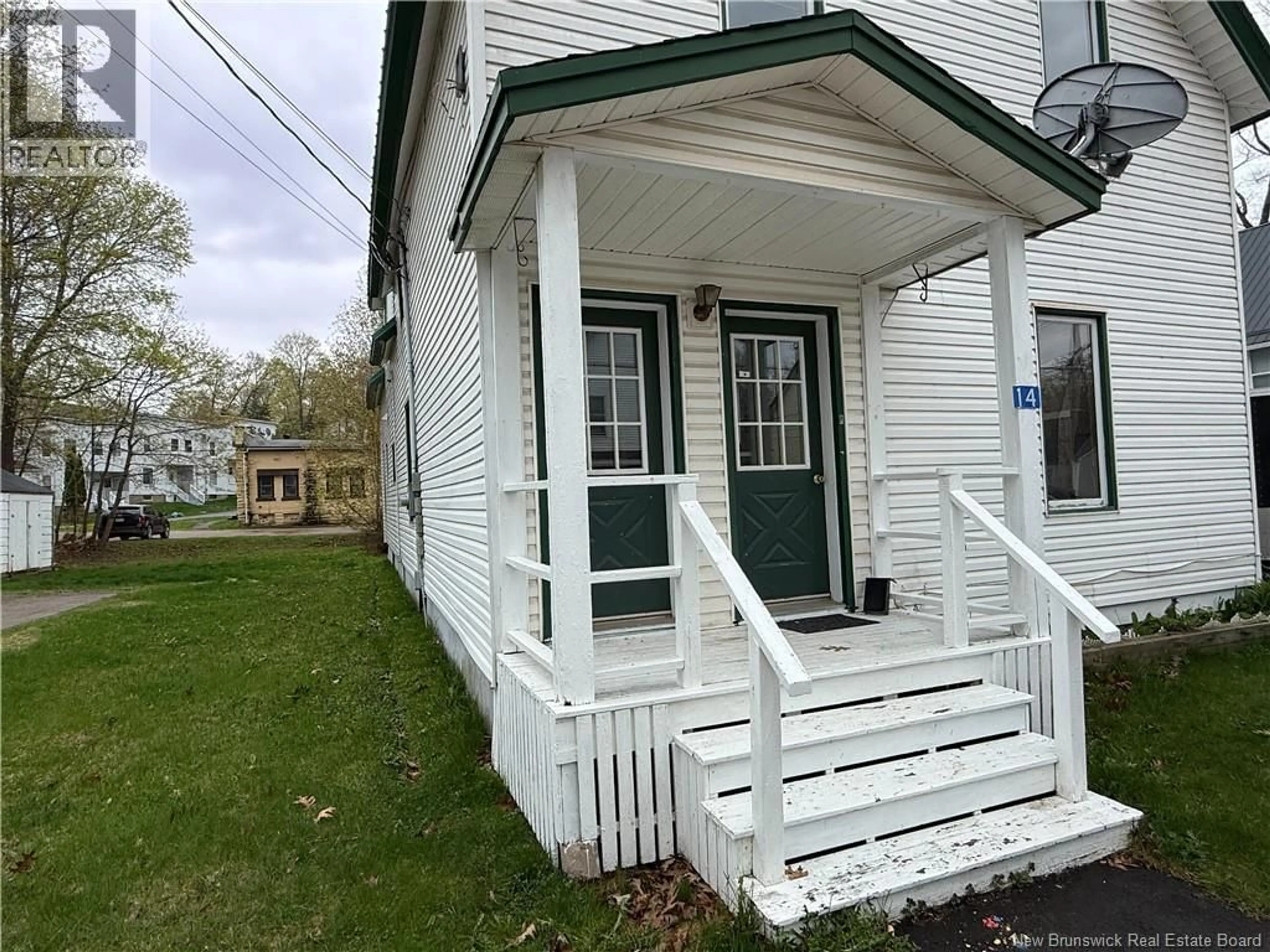 Home with vinyl exterior material, street for 14 NELSON STREET, Sussex New Brunswick E4E1V5