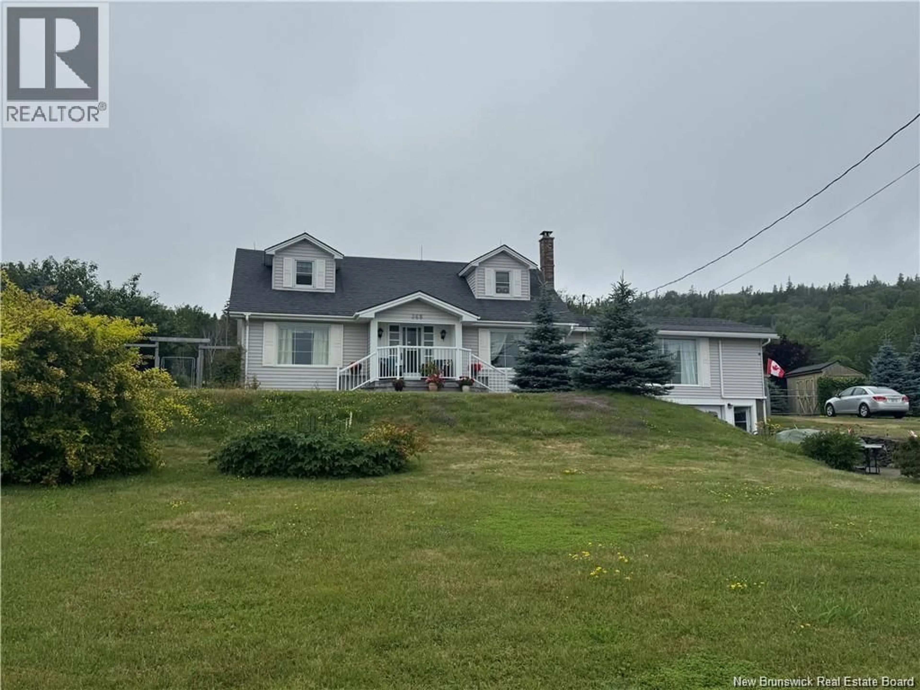 A pic from outside/outdoor area/front of a property/back of a property/a pic from drone, mountain view for 368 ROUTE 776, Grand Manan New Brunswick E5G1C8