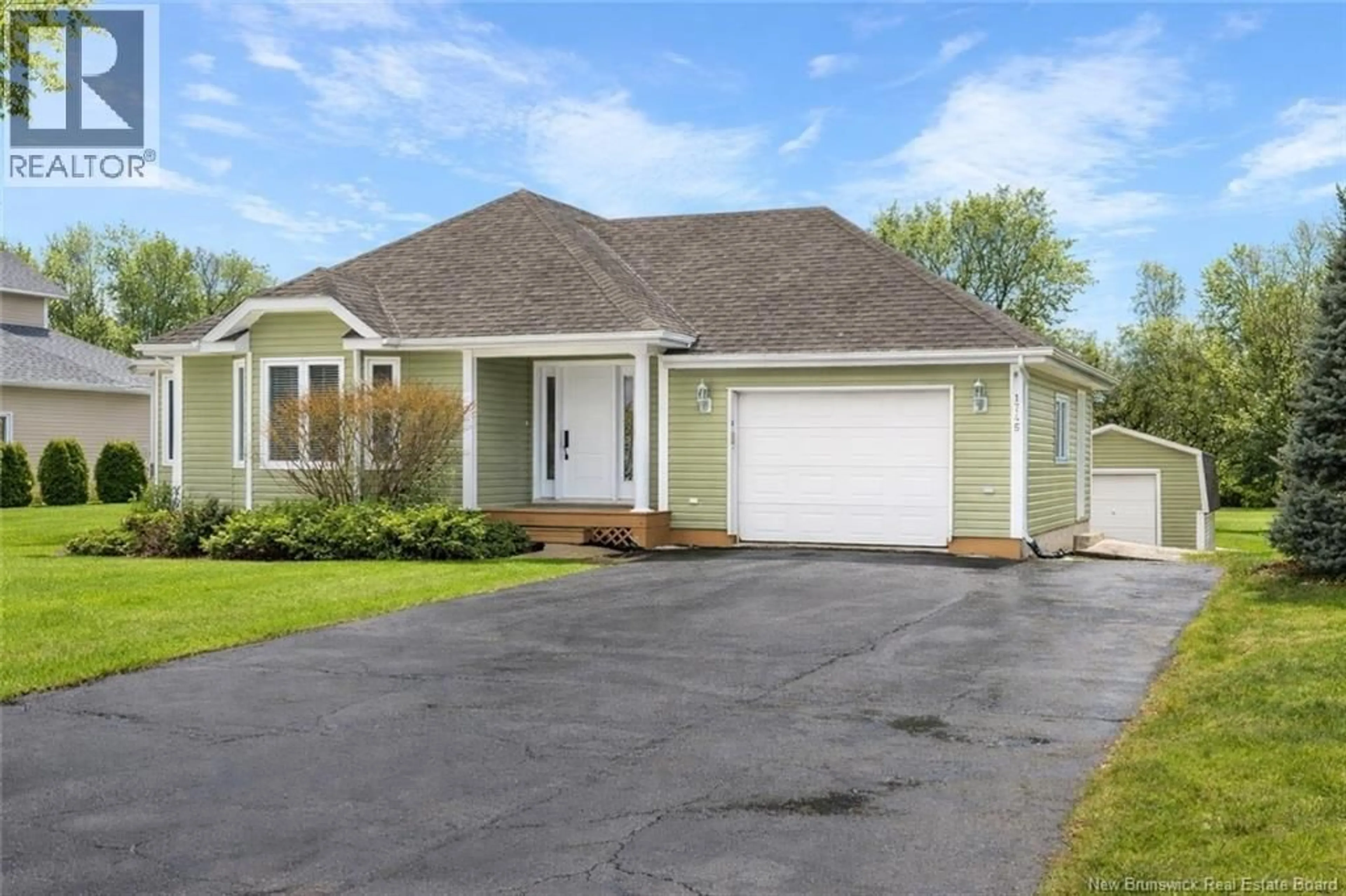 Home with vinyl exterior material, street for 1745 GOWAN BRAE DRIVE, Bathurst New Brunswick E2A4X5