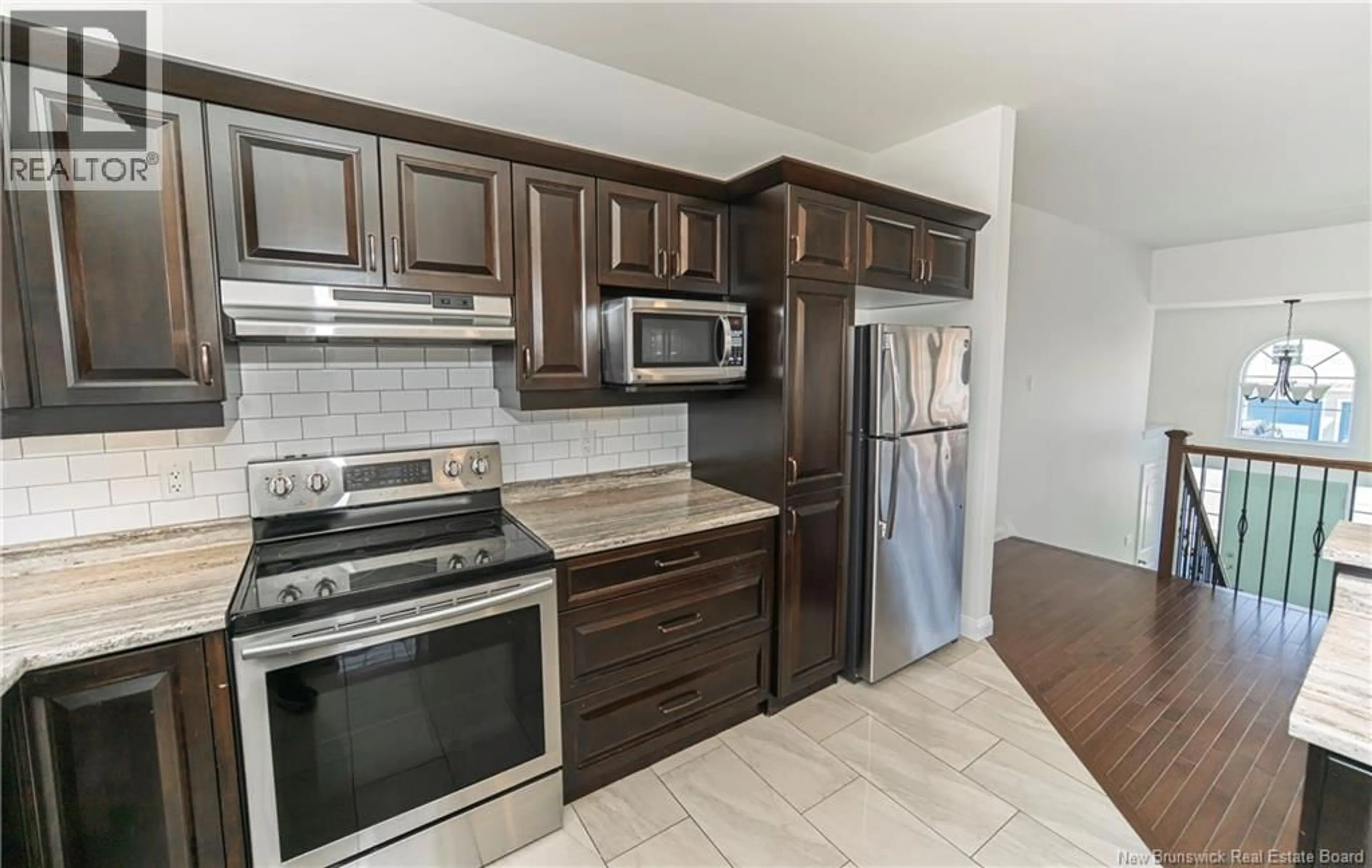 Standard kitchen, ceramic/tile floor for 6 BURNETT STREET, Oromocto New Brunswick E2V0J4